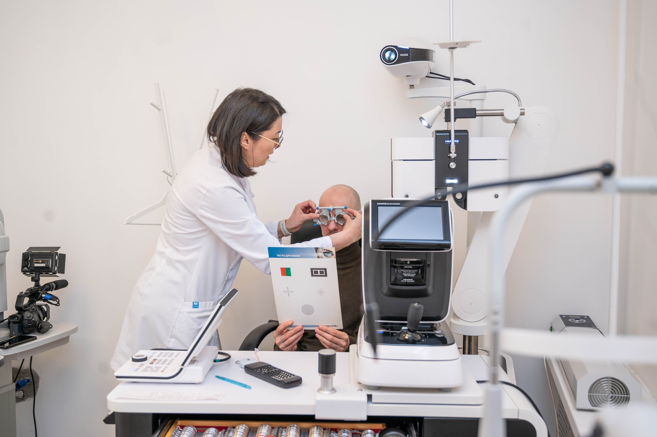 Съёмка открытия оптики