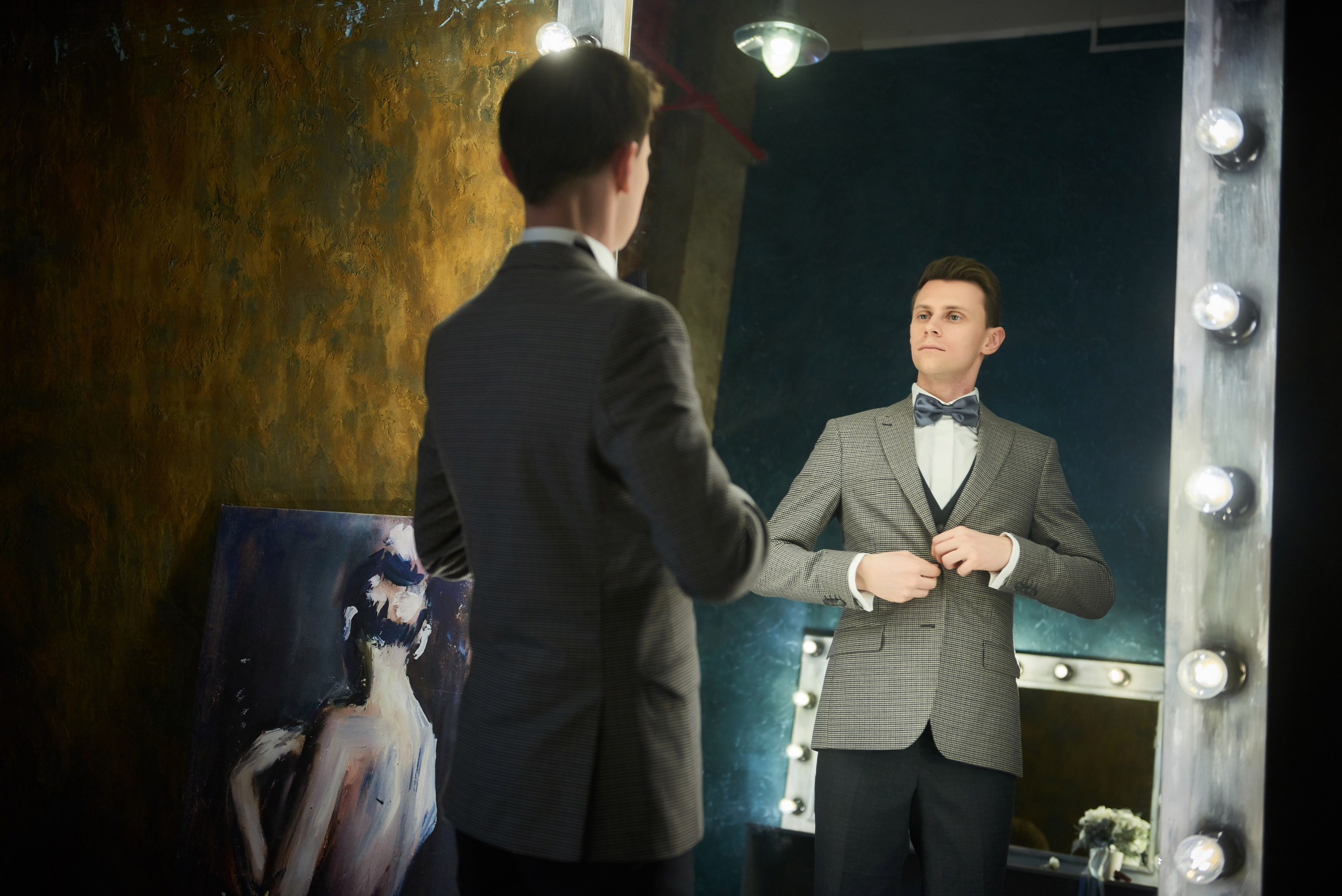 Наталия и Дмитрий (фотосессия в студии). Портретный, семейный и свадебный фотограф в Санкт-Петербурге и в Пушкине Ширяев Денис