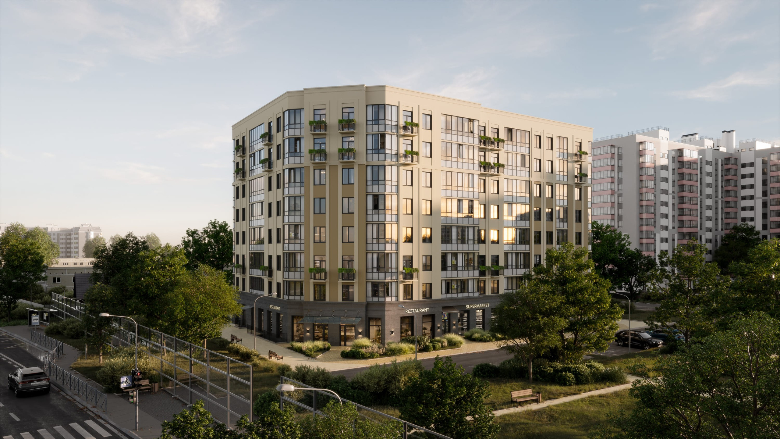 3d Визуализация жилого комплекса