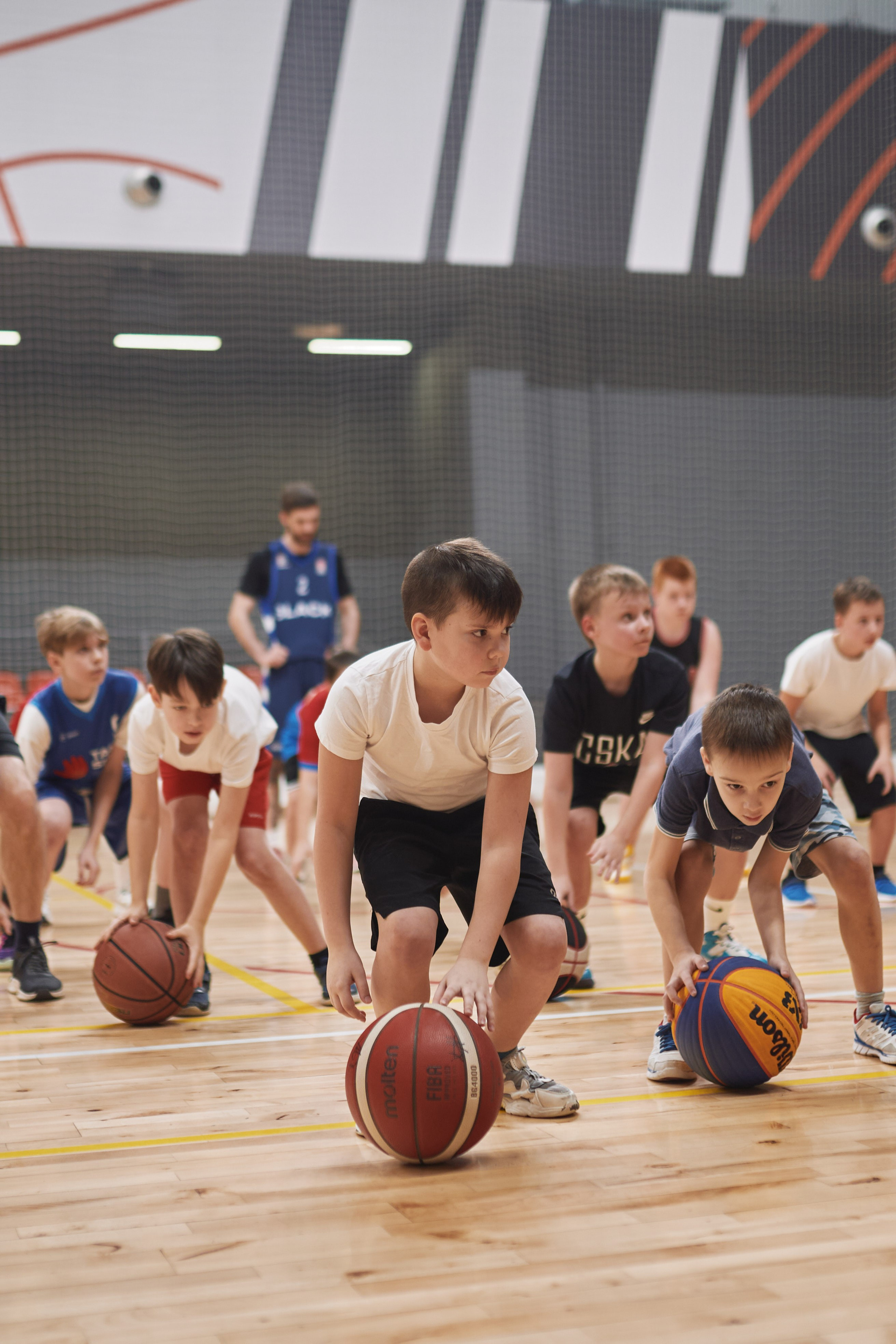 Новогодний баскетбол 2025. Детская лига. Евгений Бреча. Коммерческий и бэкстейдж фотограф в Москве