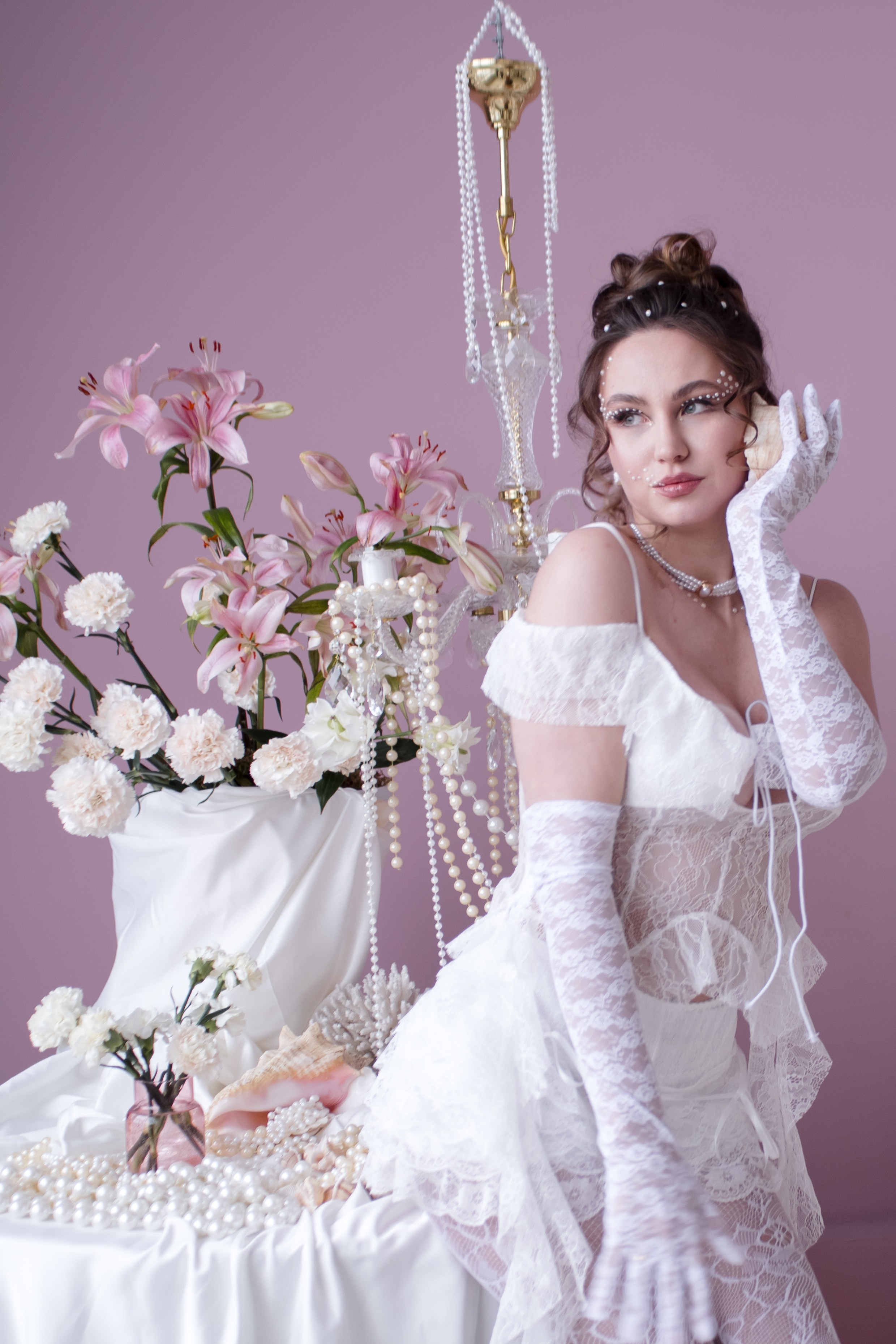 Lady in pearl. Фотограф Юлия Попова — JP Creative — хранитель семейной хроники в Петербурге