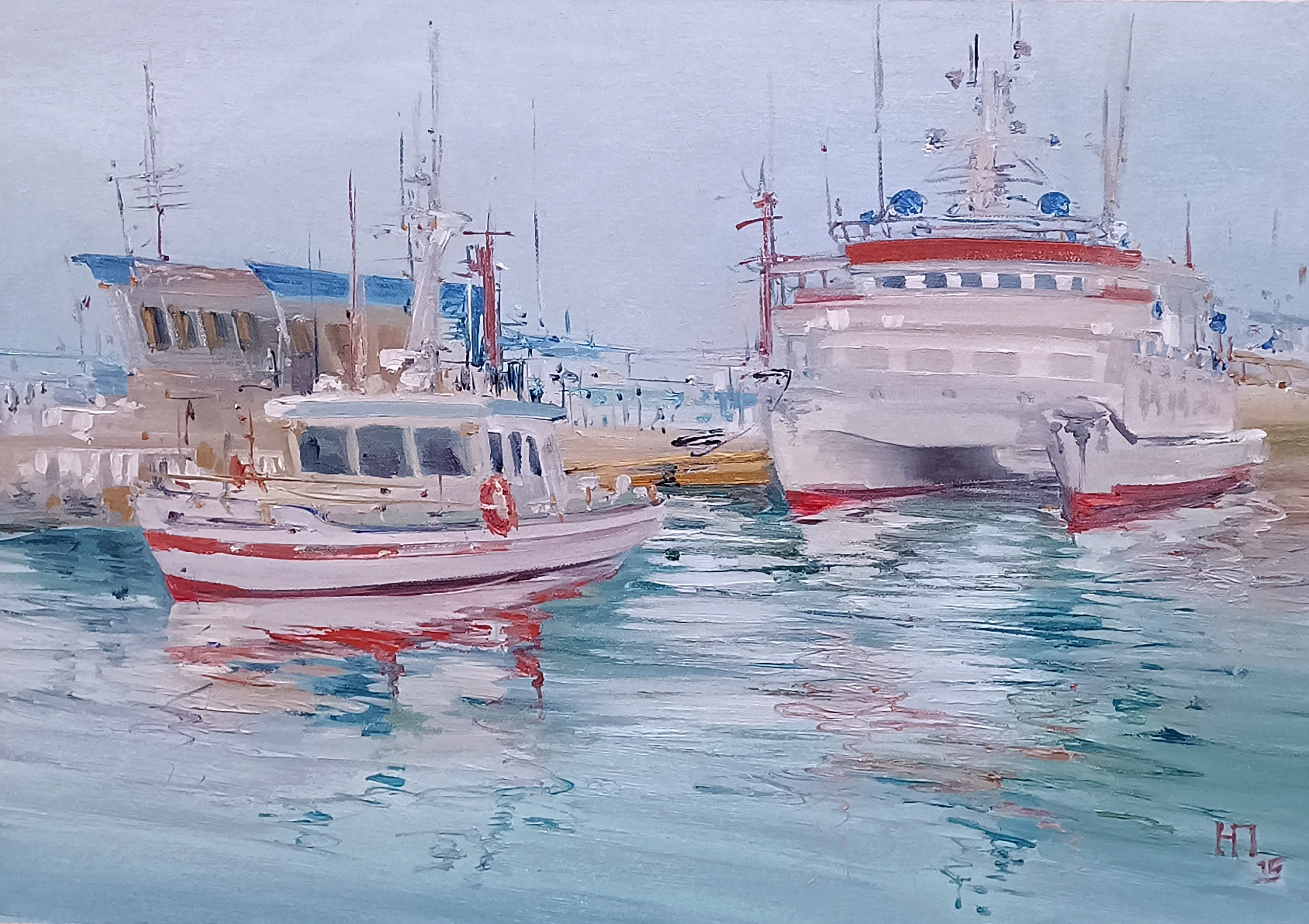 Вторая работа в новой серии морских историй ⚓️. Наталья Платова