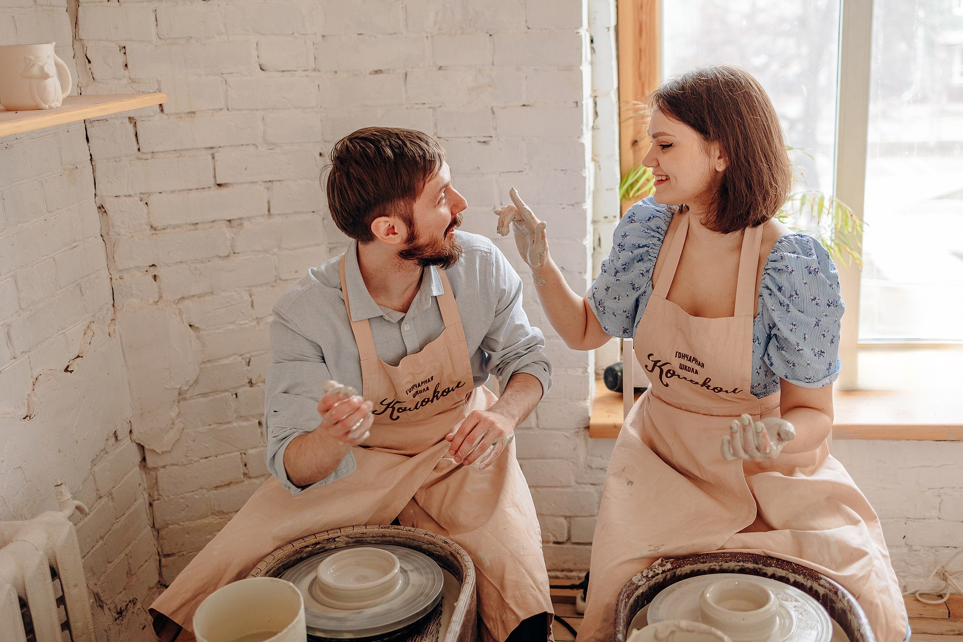 Свидание в гончарной мастерской. Семейный фотограф в Пензе Мария Левина