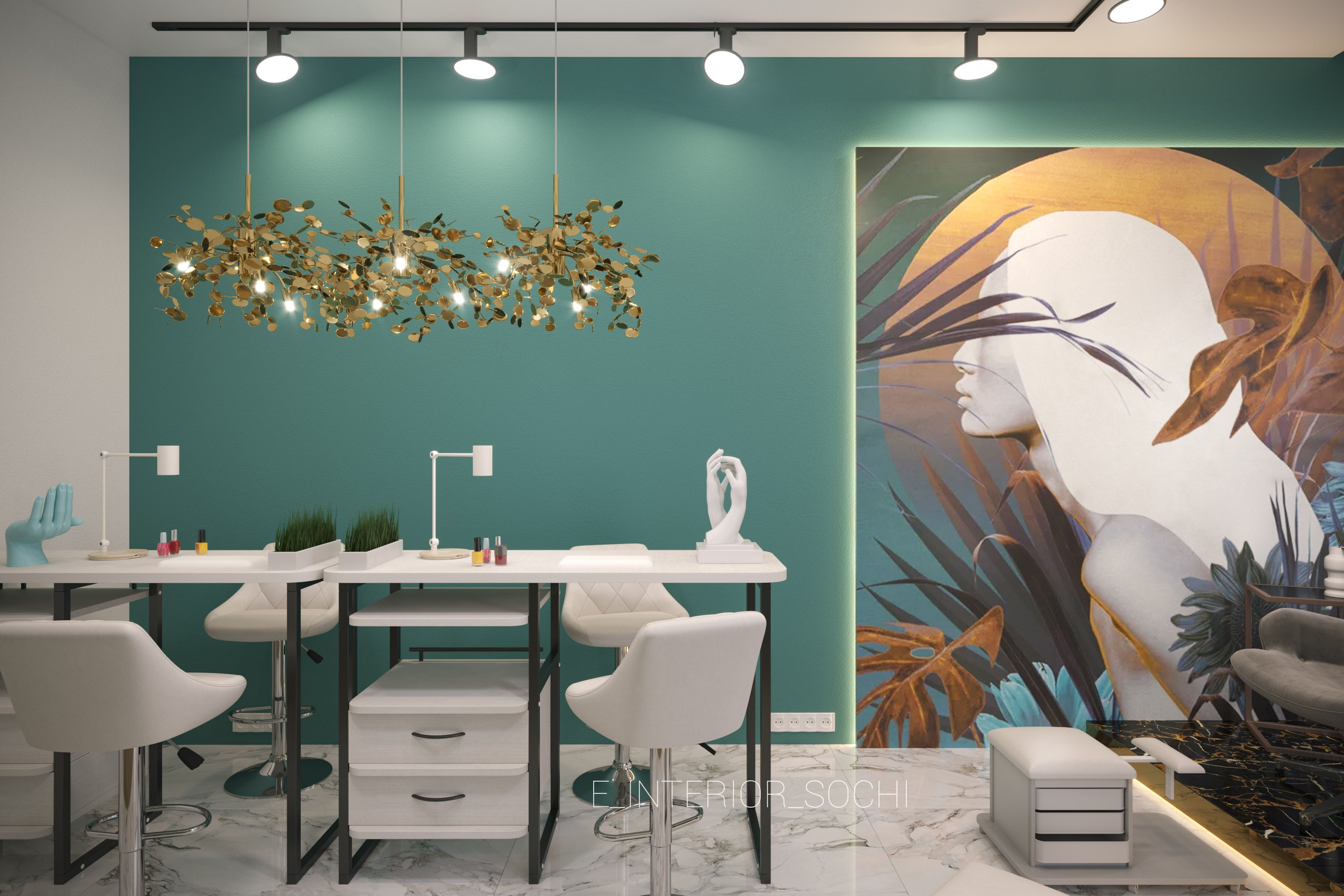 BEAUTY_KOVORK_AMAZON. Дизайн интерьера Евгения Тисленко