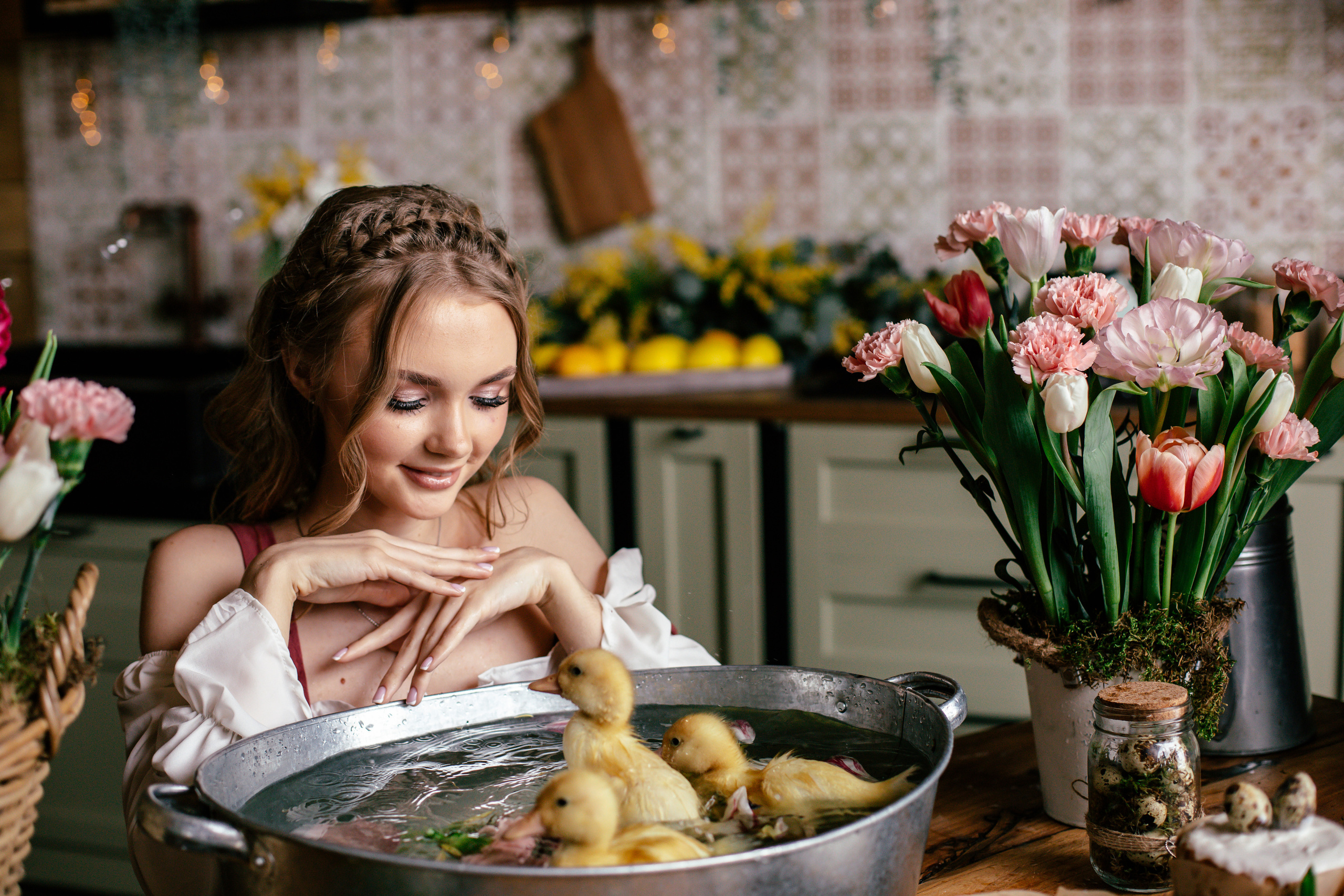 Пасхальная фотоистория с милыми зверятами. Детский и семейный фотограф Афанасьева Ольга. Санкт-Петербург
