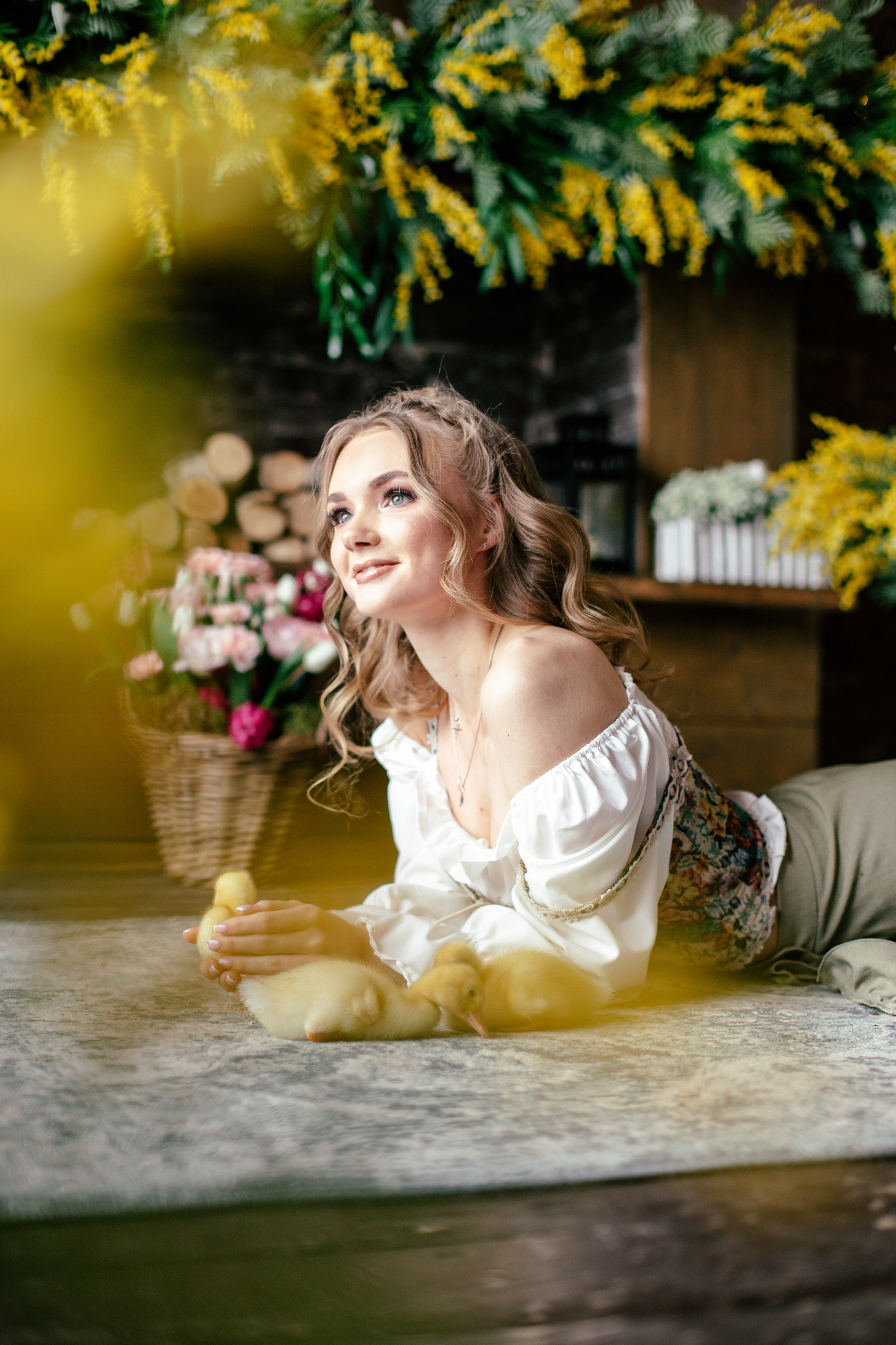 Пасхальная фотоистория с милыми зверятами. Детский и семейный фотограф Афанасьева Ольга. Санкт-Петербург