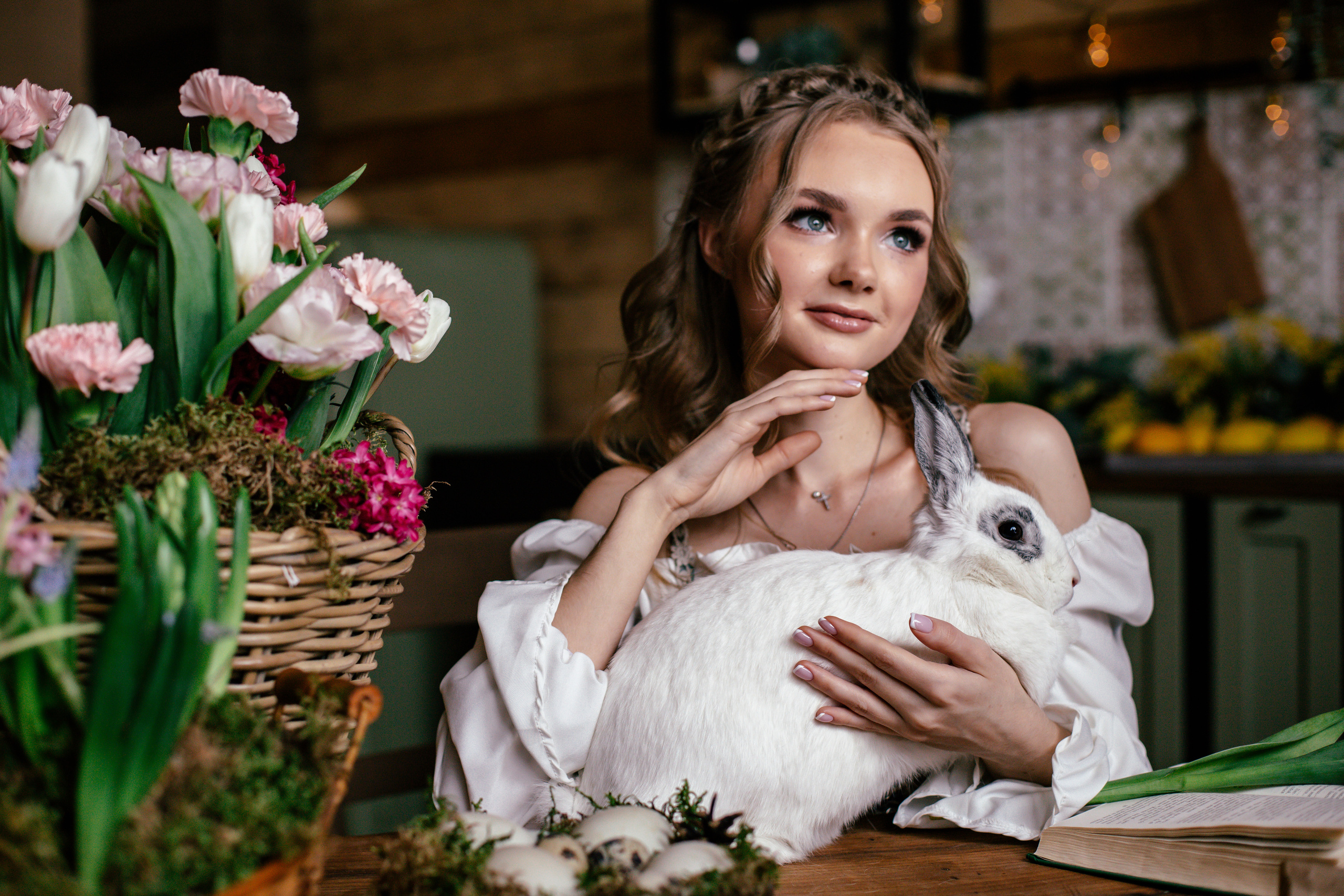 Пасхальная фотоистория с милыми зверятами. Детский и семейный фотограф Афанасьева Ольга. Санкт-Петербург