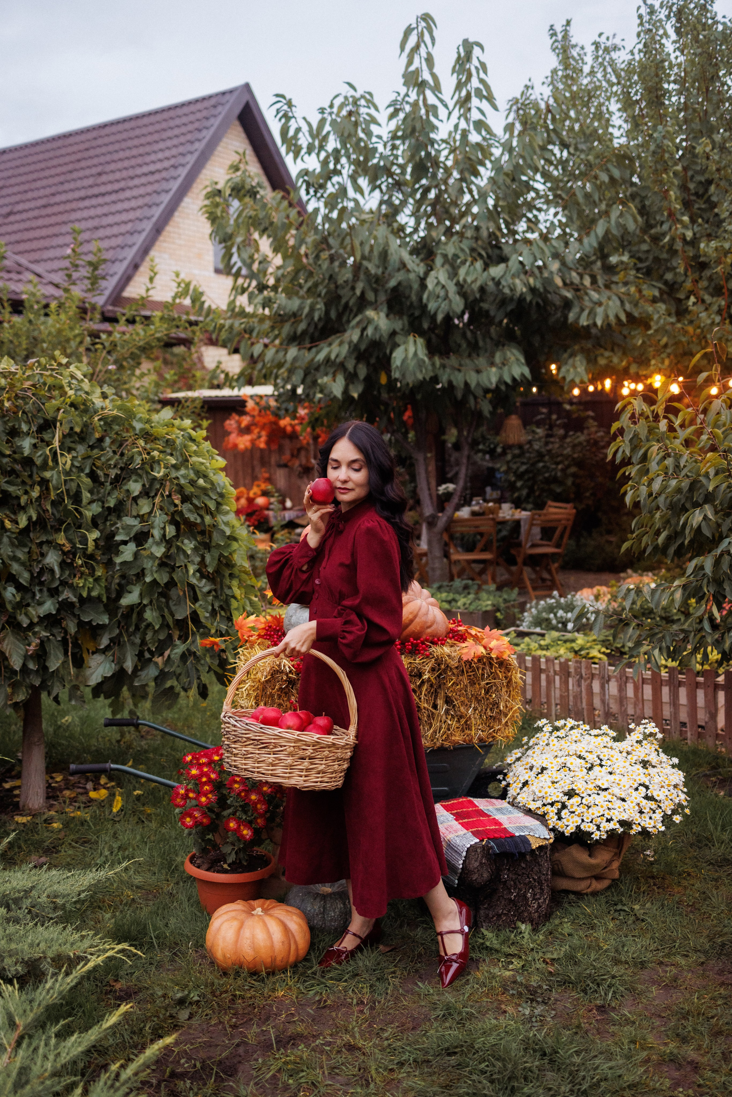 Семейная фотосессия в осенних декорациях фотостудии «Теплица», город Краснодар. Семейный и детский фотограф в Краснодаре Анна Трашкова