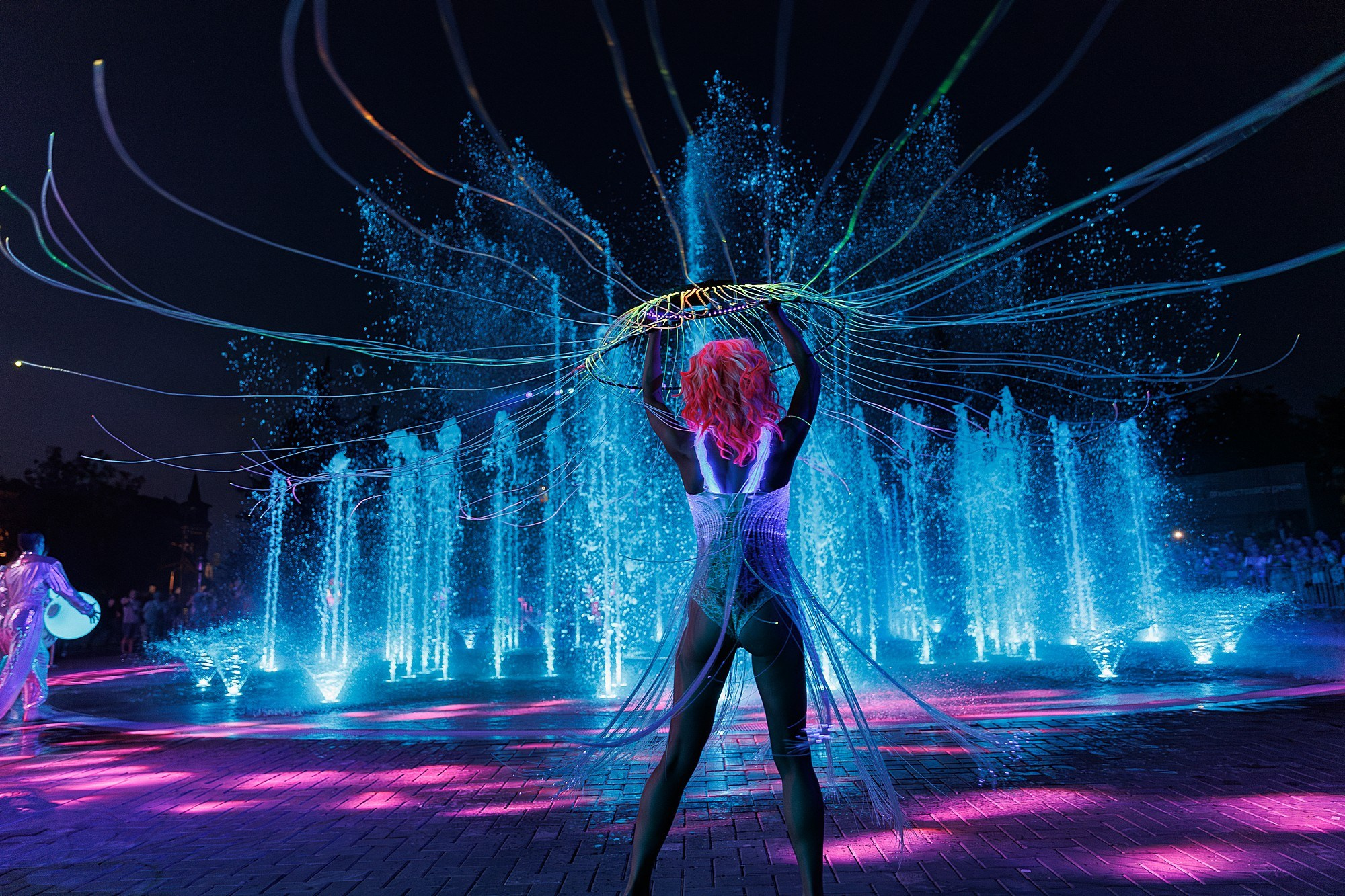 Открытие мультимедийного фонтана | СБЕР. Боченков Вадим | Фотограф в Пскове и Санкт-Петербурге