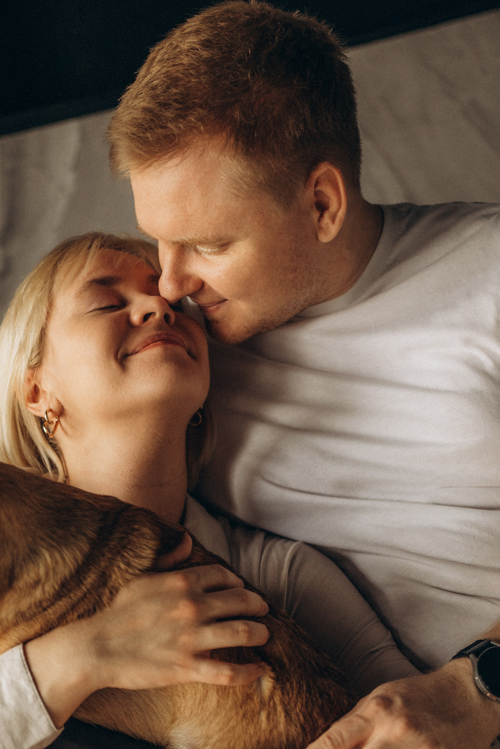 Алена, Антон и Гая. Гаврилова Настя семейный фотограф lifestyle в Москве