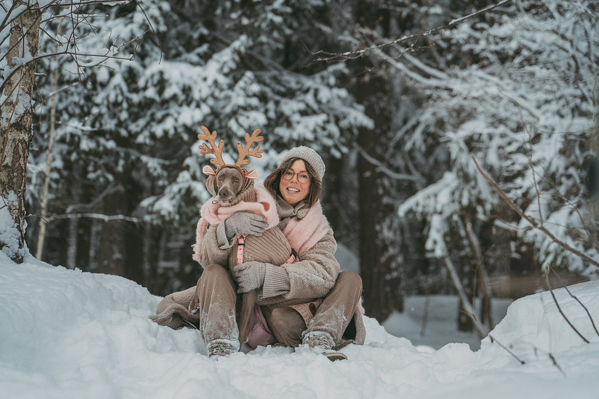 Лена и Фанни. Фотограф анималист в Москве и Санкт-Петербурге Свиридова Анна