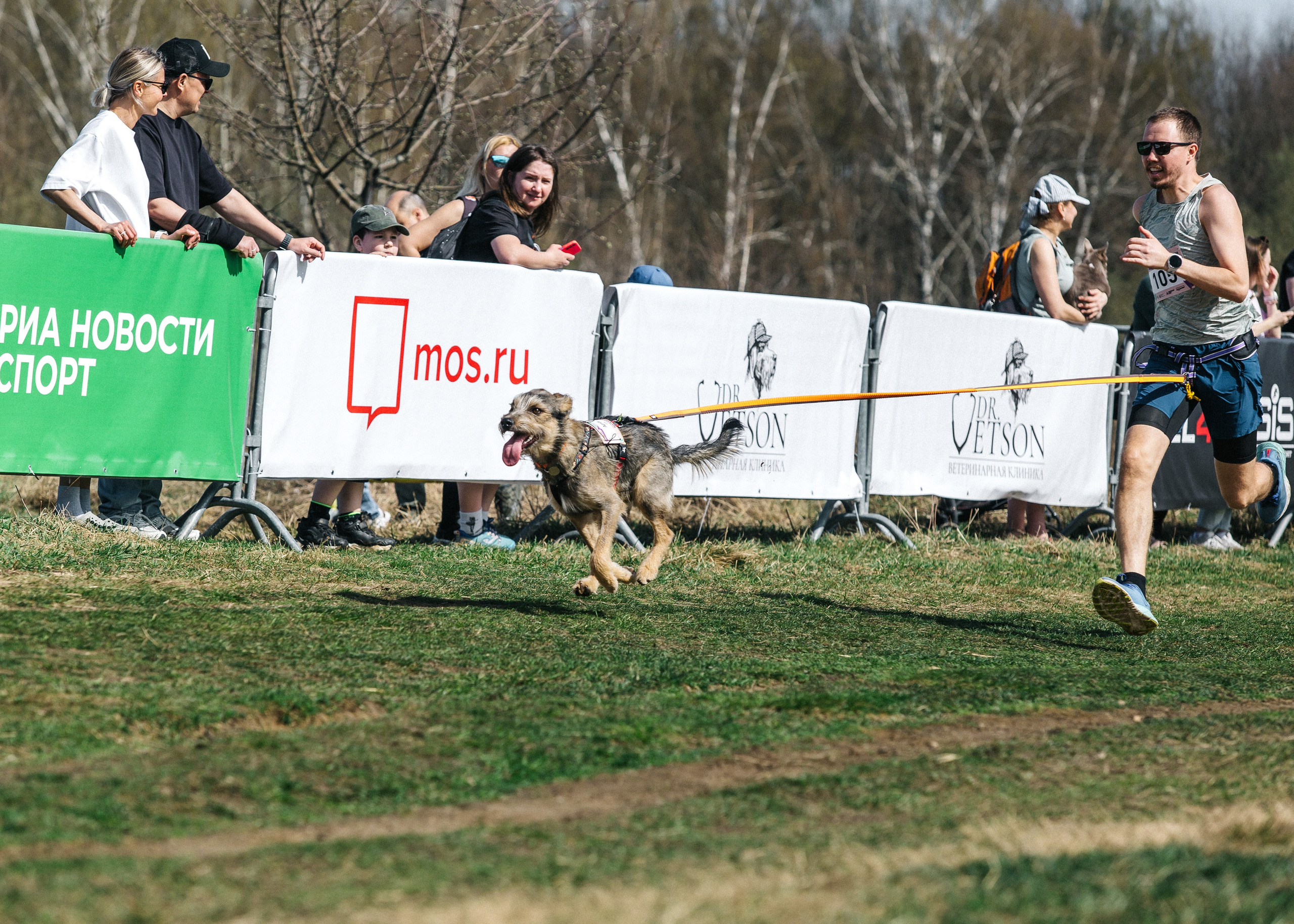 Кросс «Быстрый пёс» 2025. Репортажный фотограф в Москве