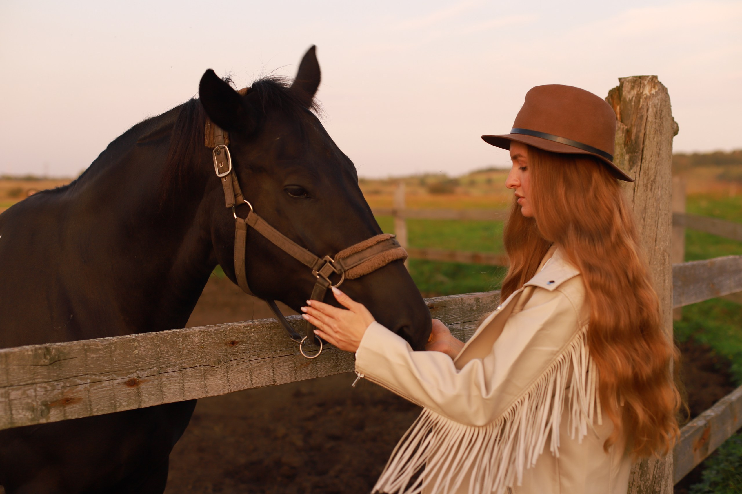 Снежана и Мышка (Закат). Женский и семейный фотограф в Санкт-Петербурге Любовь Малышева