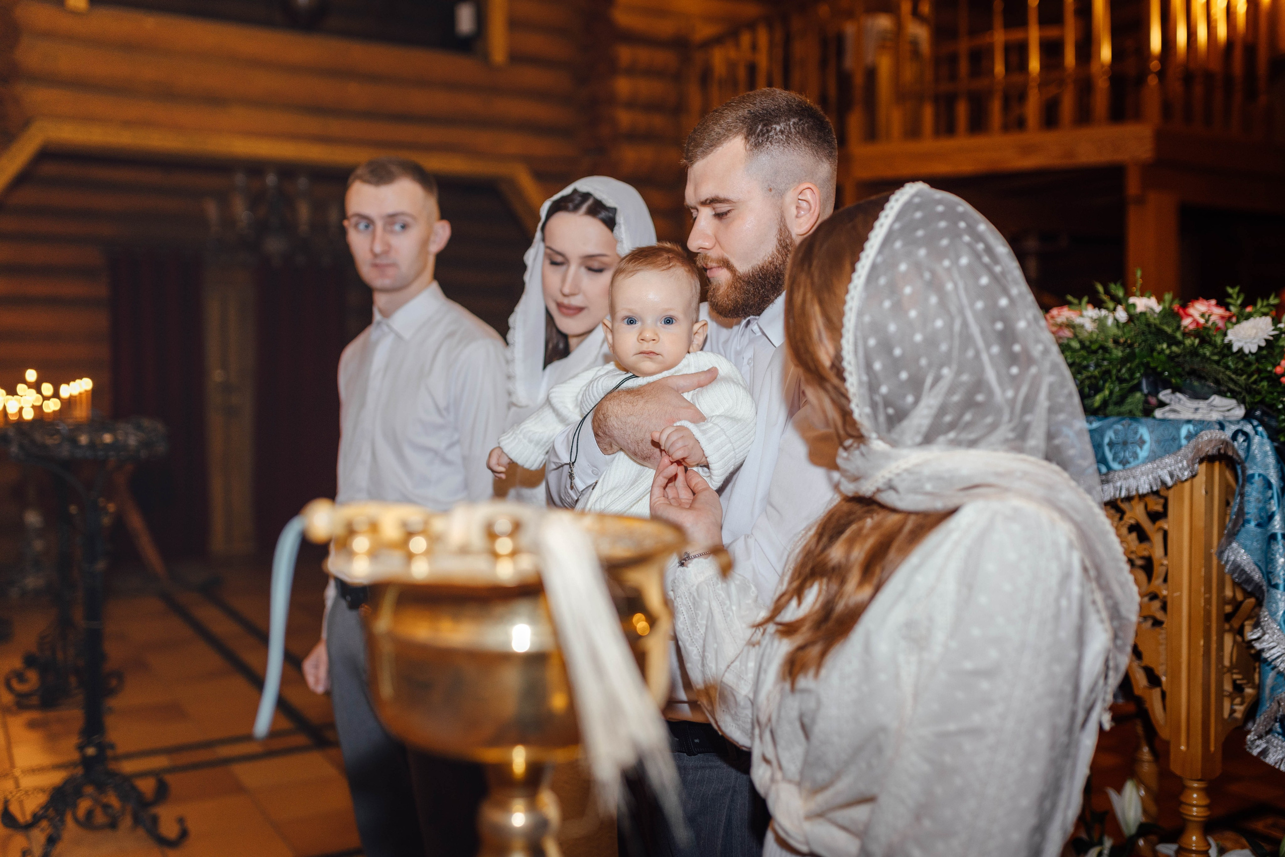 Крещение Демида, храм Святой Троицы, декабрь 2025