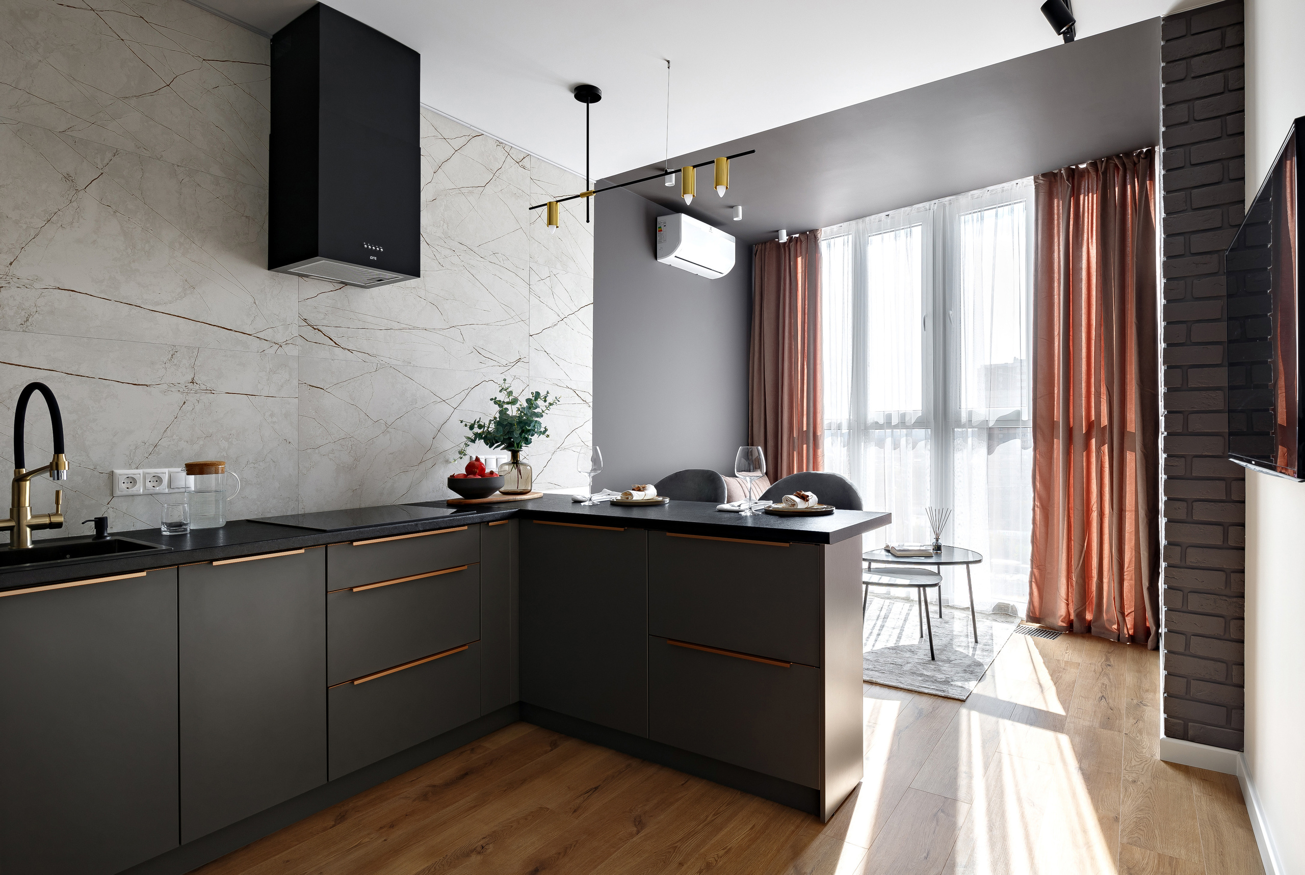 Квартира по проекту Елизаветы Горбуновой. г. Краснодар. Интерьерный фотограф в Краснодарском крае Светлана Шурлова