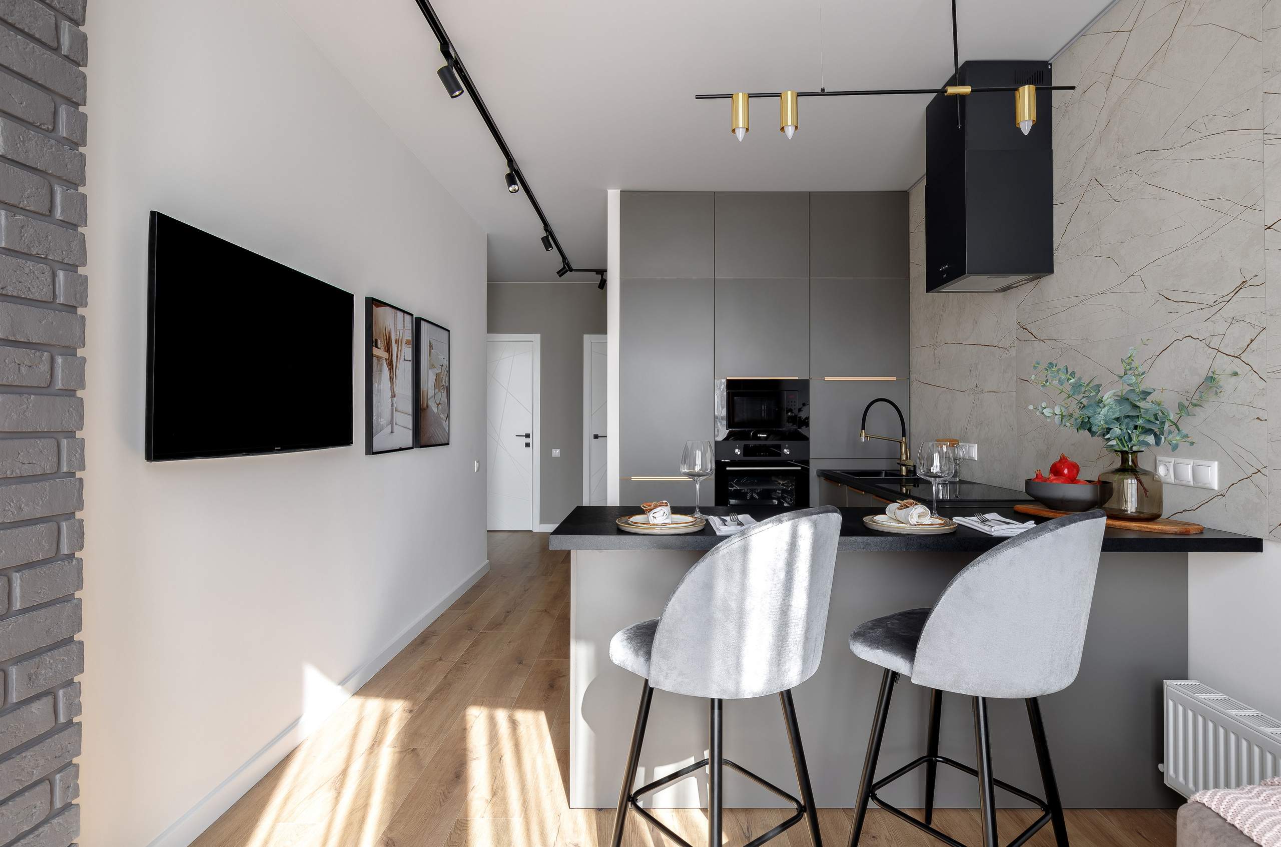 Квартира по проекту Елизаветы Горбуновой. г. Краснодар. Интерьерный фотограф в Краснодарском крае Светлана Шурлова