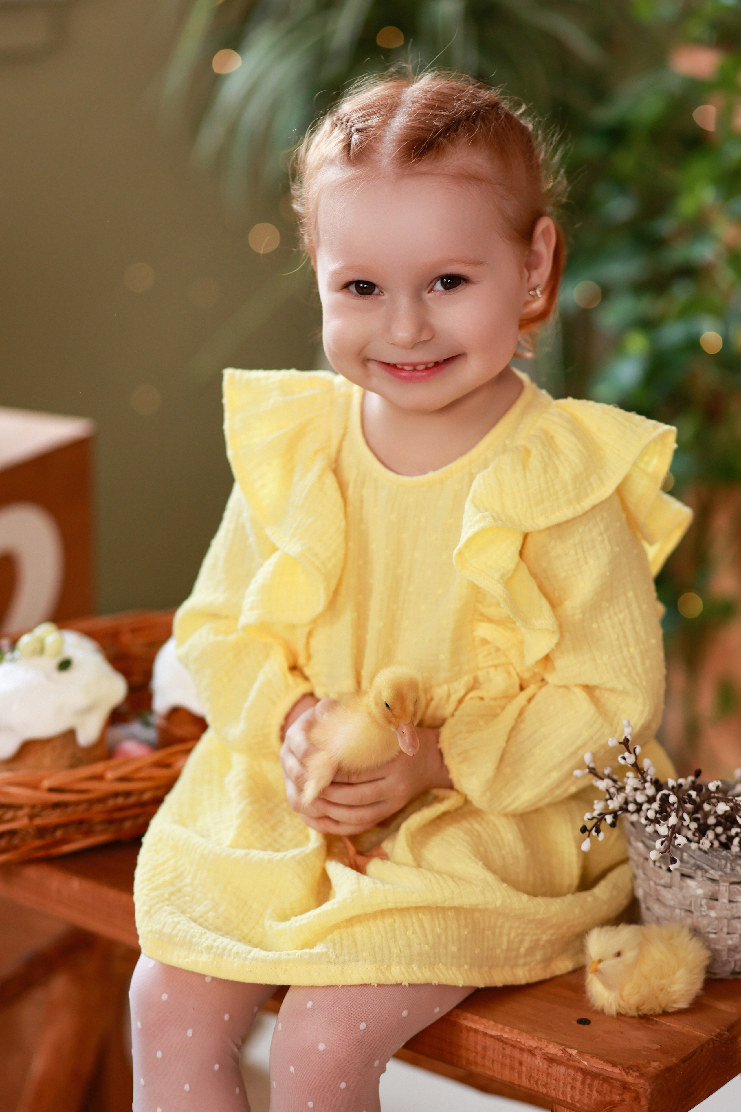 «Светлая Пасха» с утятами. Детский семейный фотограф Краснодар