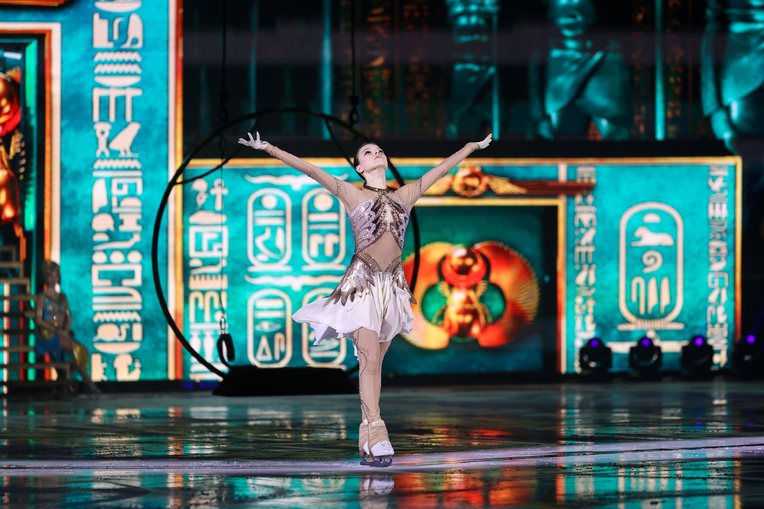 «История любви Шахеризады» шоу на льду 03.01.2024. Спортивный и репортажный фотограф Антон Тереханов