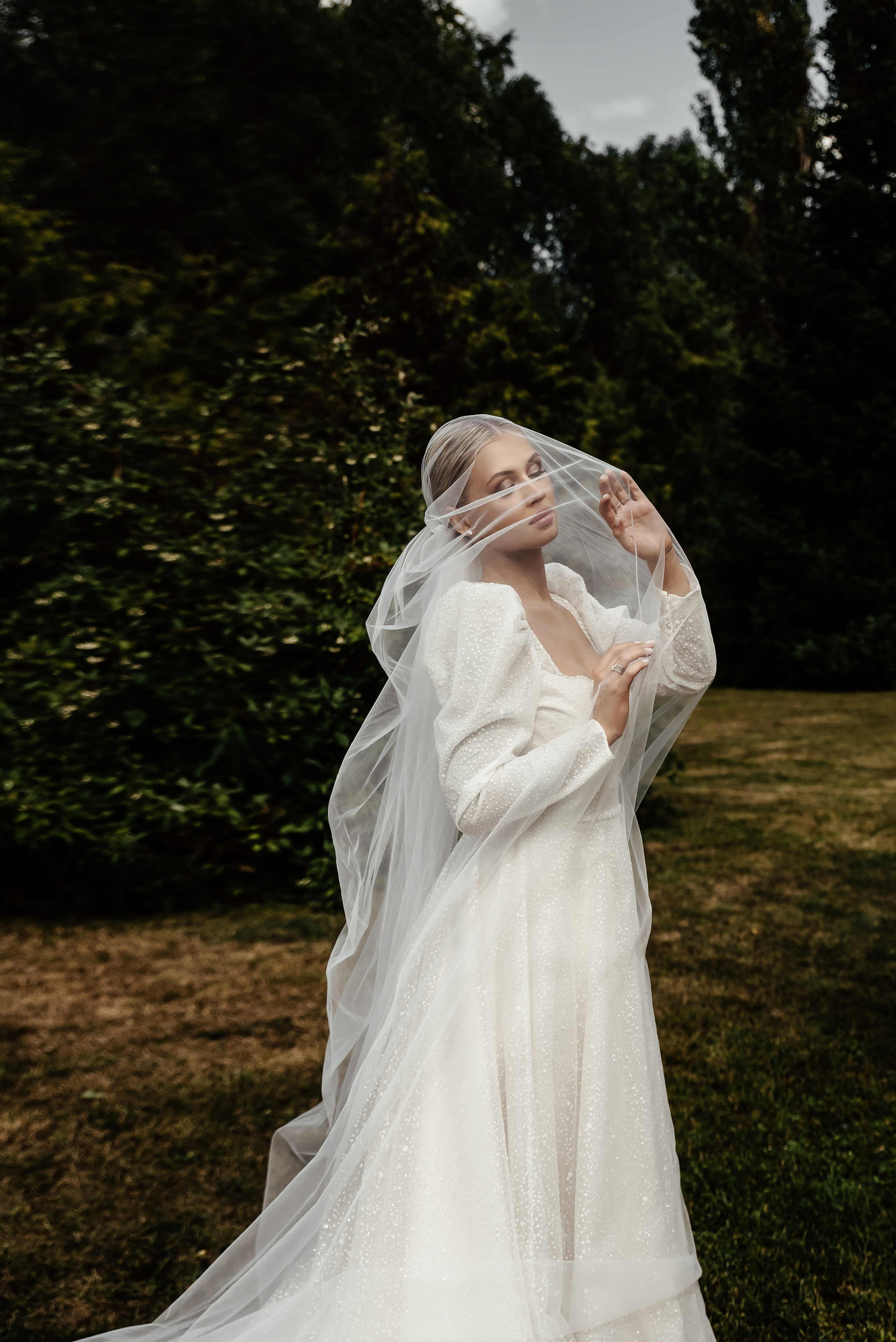 Фотоссесия невеста в фате