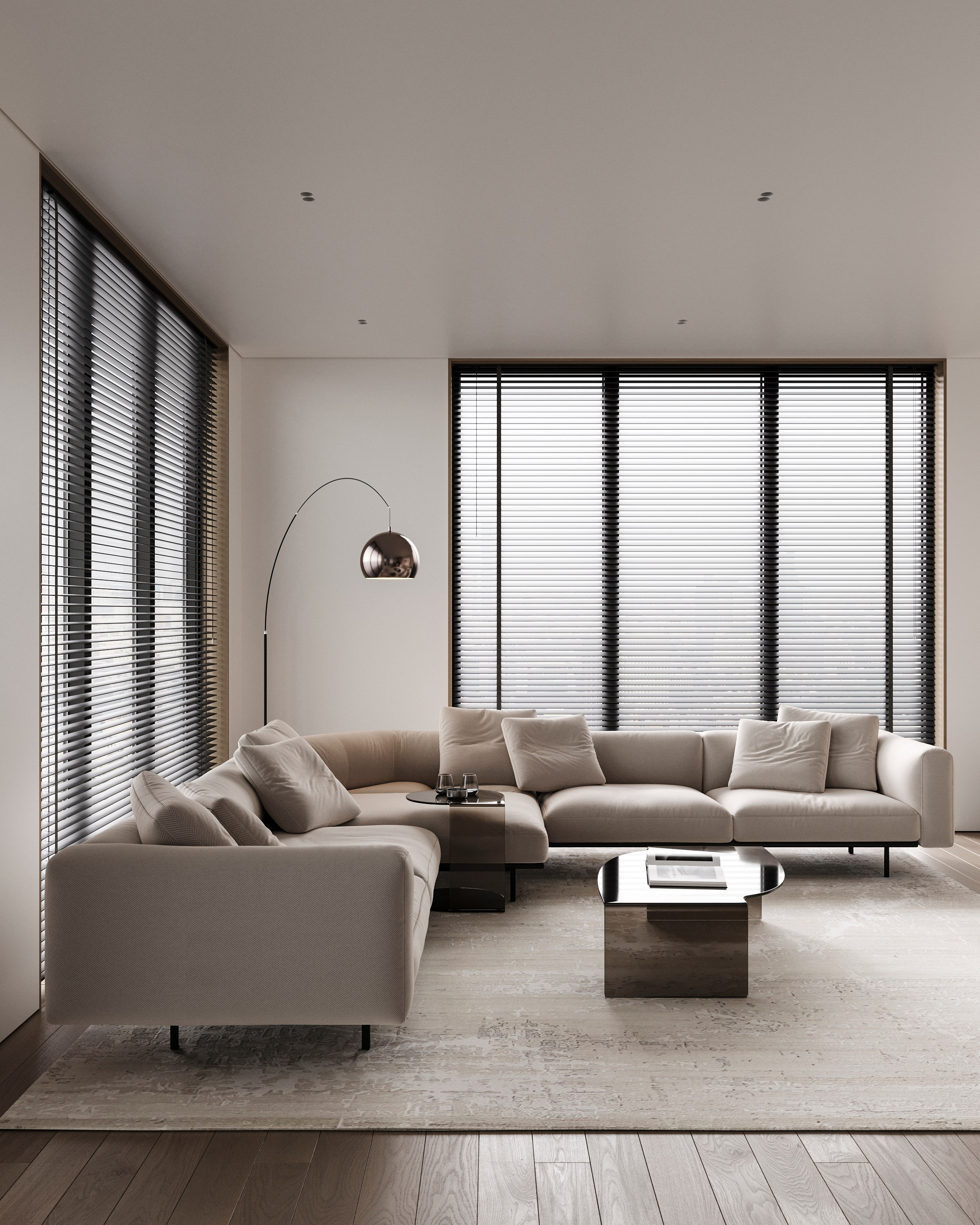 MONOCHROME | CONCEPTUAL PROJECT. Interior Visualization by Valerie Stetyukevich