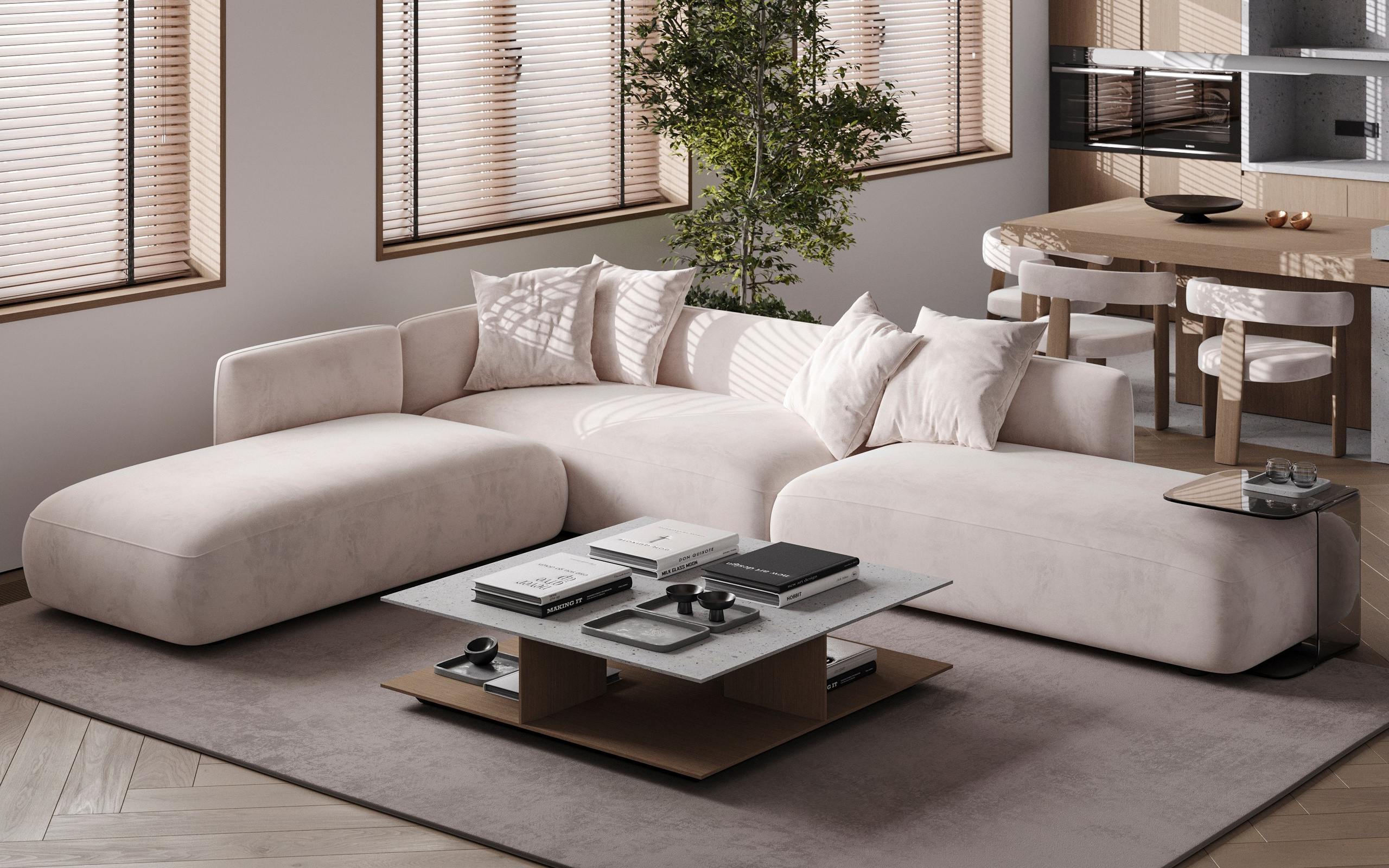 URBAN RETREAT | ANNE KIREEVA DESIGN. Interior Visualization by Valerie Stetyukevich