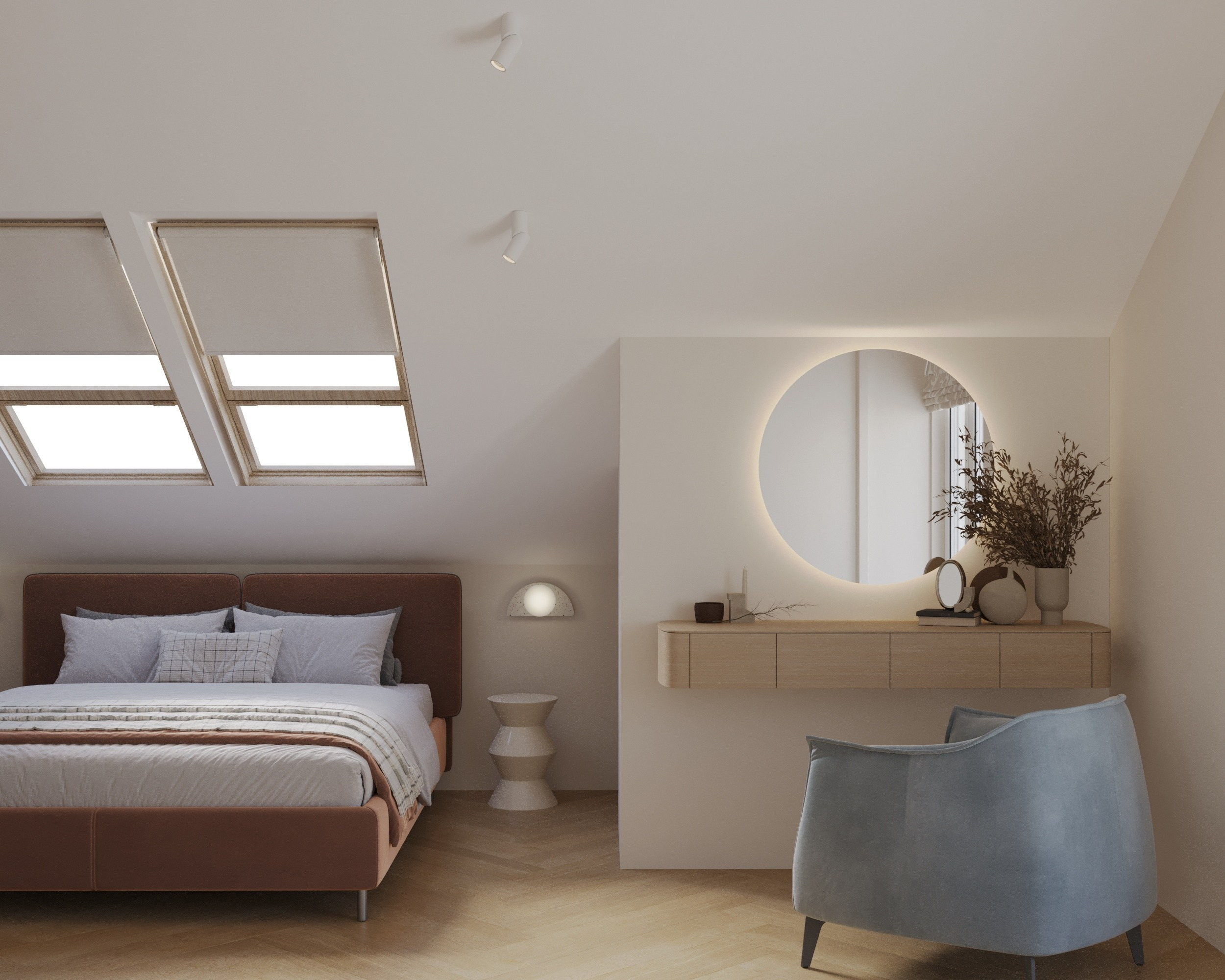 Дизайн-проект Лучезарный-2 г.Геленджик. Дизайн интерьеров, 3D визуализации