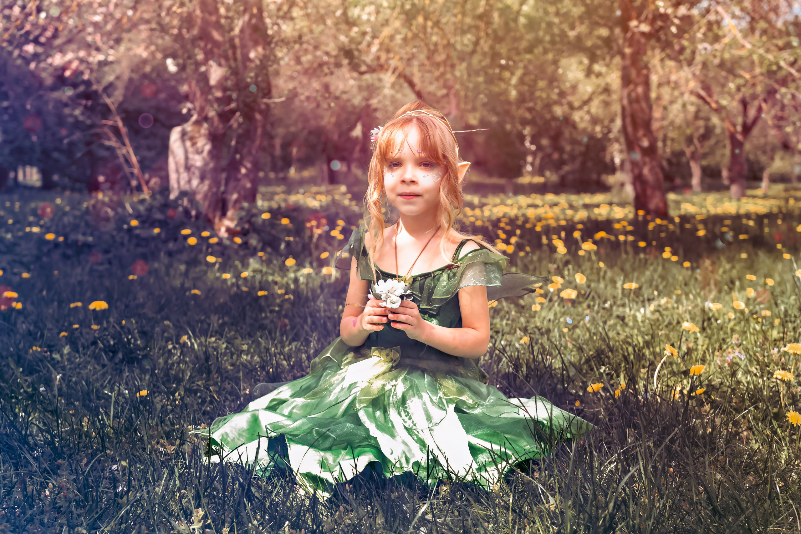 Семейная фотосессия в Лошицком парке в стиле эльфов