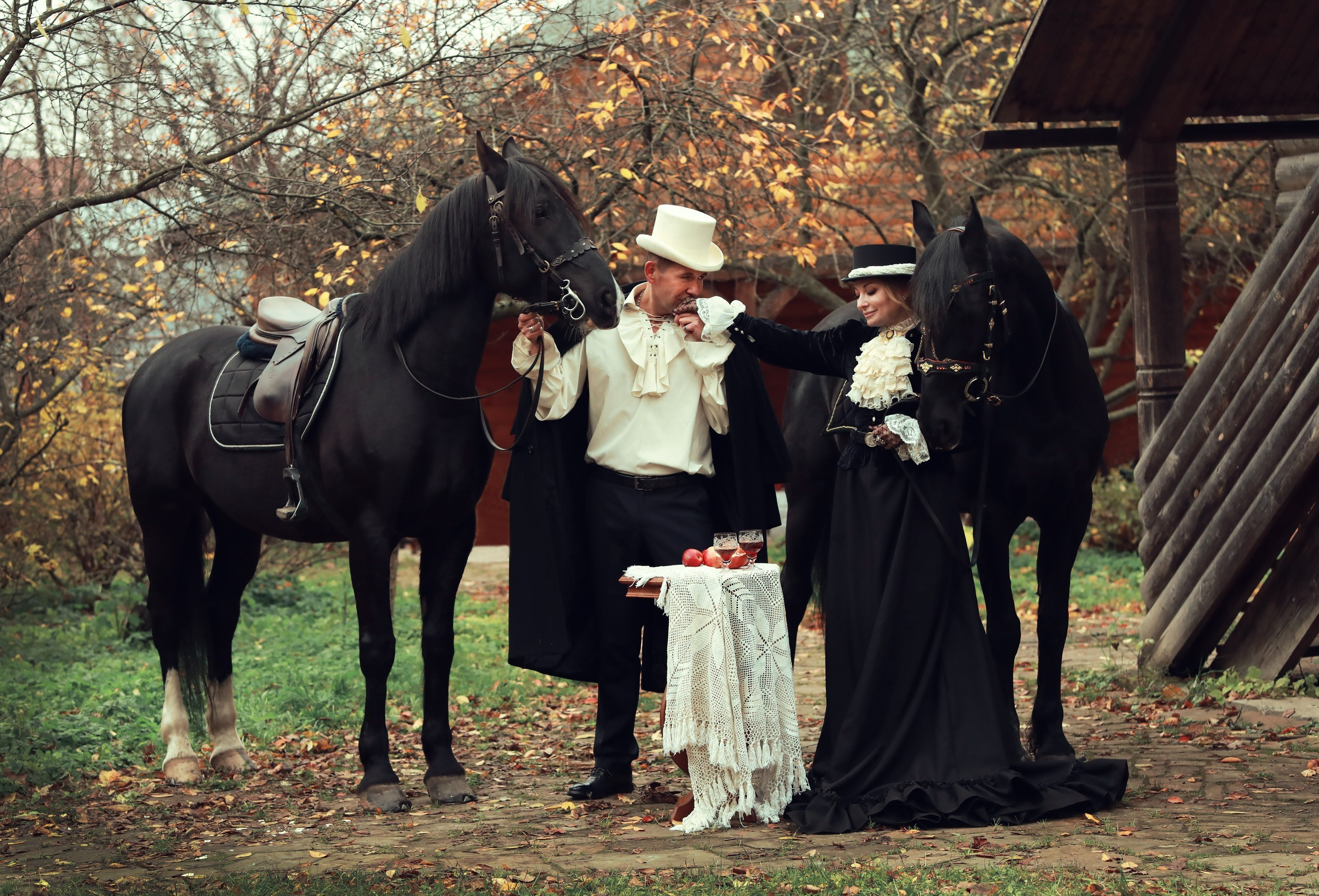 Семейная, love-story с лошадьми. Фотосессия с лошадьми