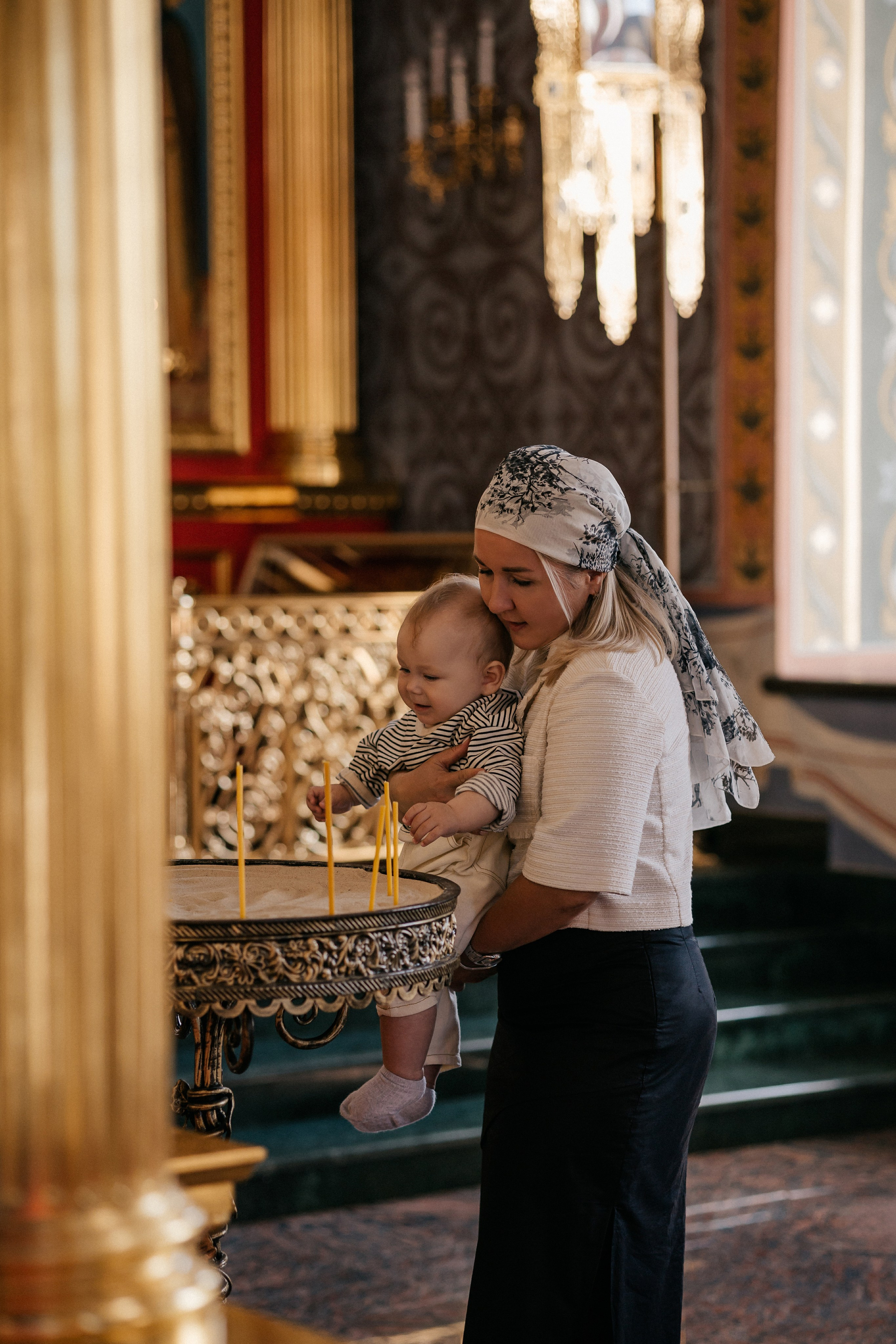 Крещение в Соборе в честь князя Георгия Всеволодовича. Фотограф Нижний Новгород