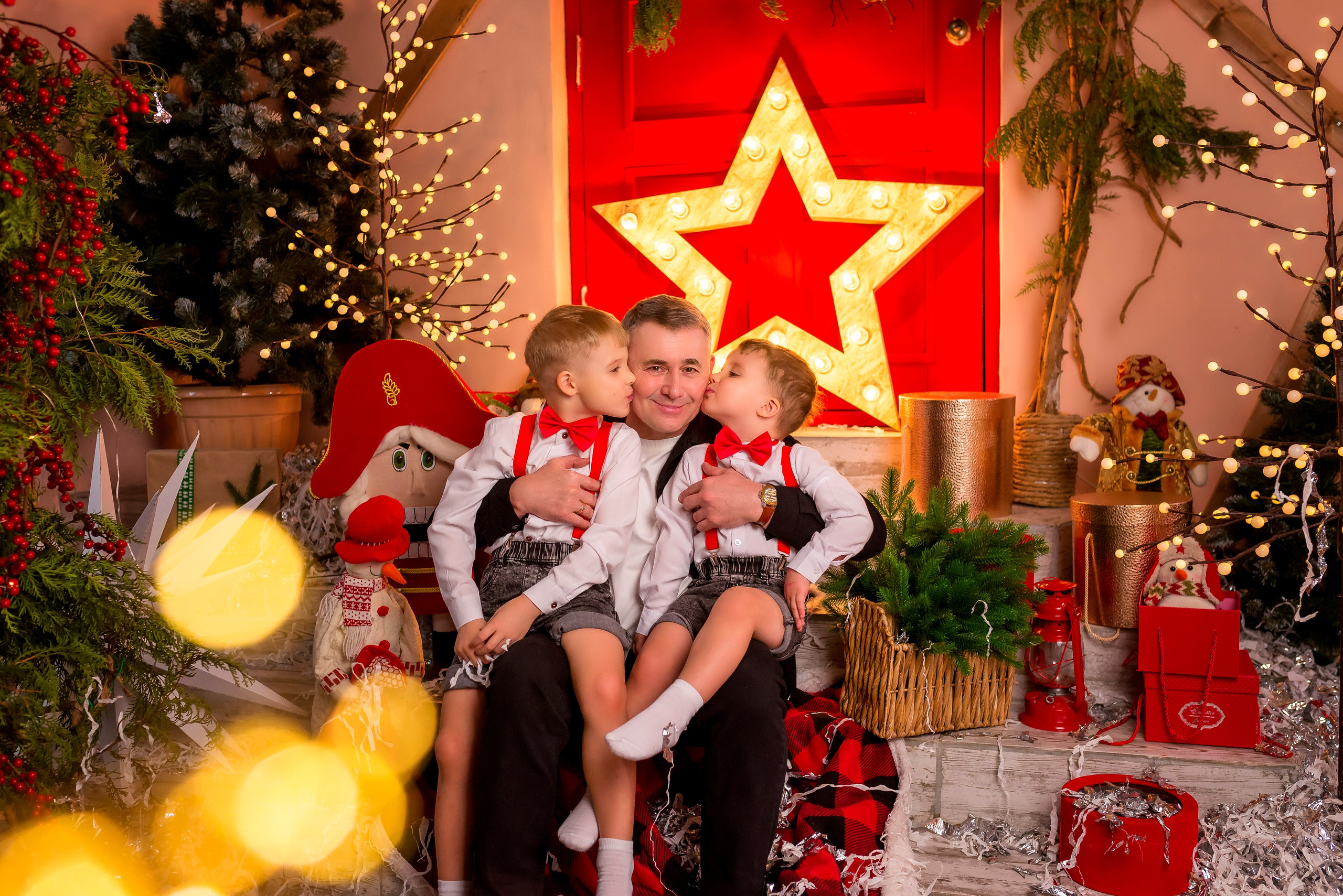 Бабушка и дедушка с внуками. Женский фотограф Крещение Венчание Москва Брянск