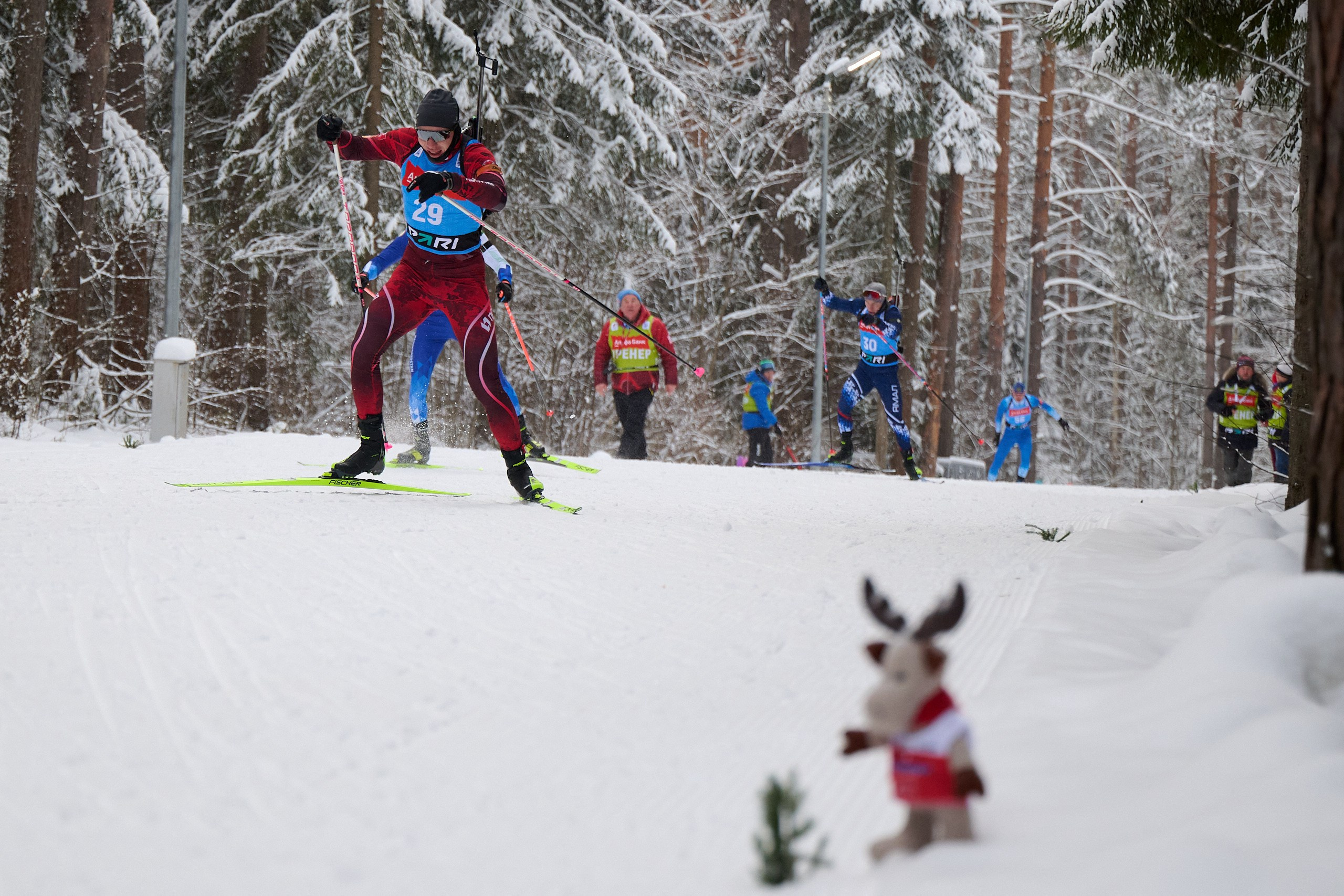 Биатлон. Чемпионат России — 2024/2025, 3-й этап, Ижевск. Спринт. Мужчины. Спортивный репортажный фотограф в Ижевске Сергей Мерзляков