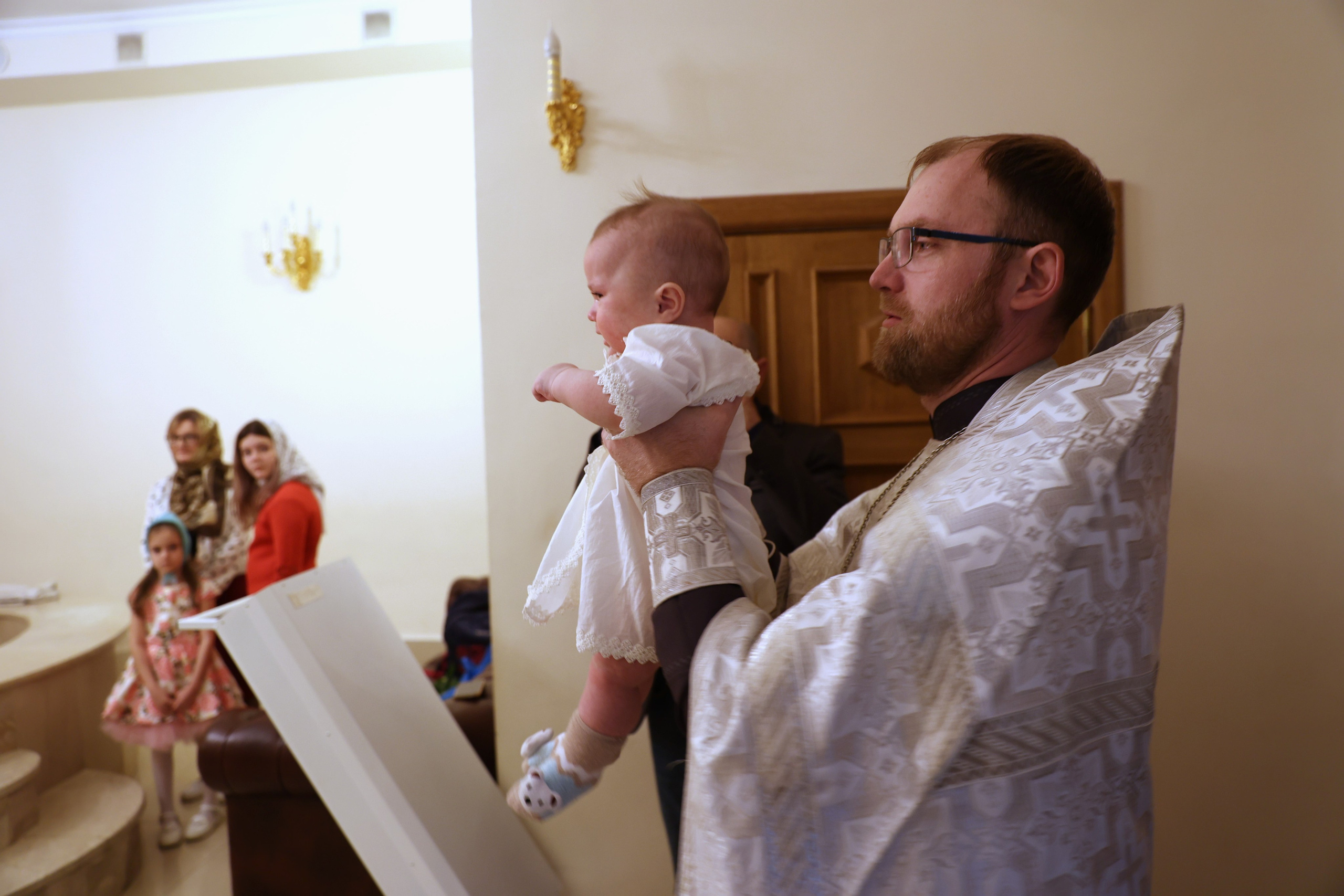 Крещение Серофима. Свадебный и семейный фотограф г. Саранск