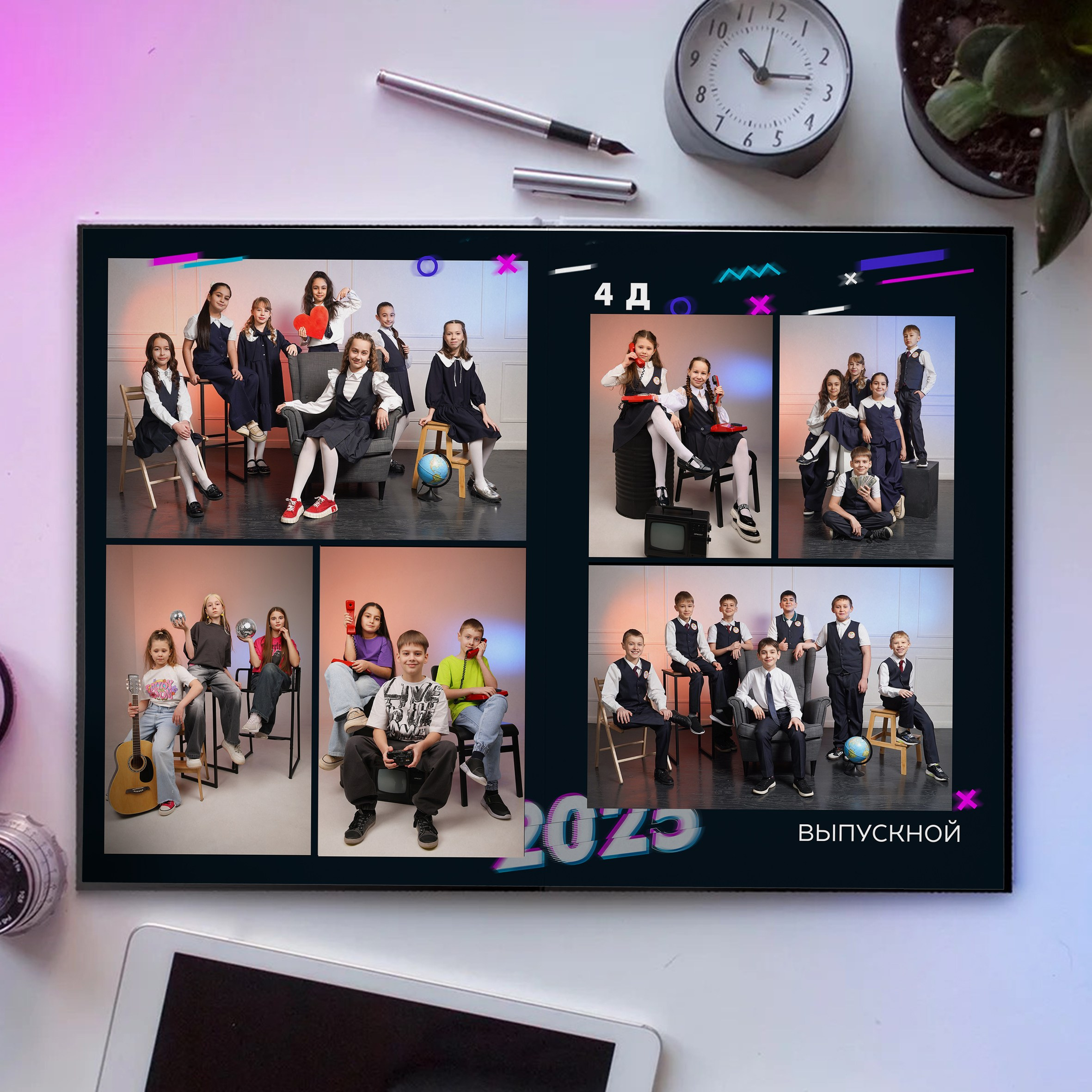 Светящийся дизайн "Неон" — выпускные альбомы в Красноярске от AlbomKras 🌌📚. AlbomKras -выпускные альбомы Красноярска с авторским дизайном и качественной фотосъемкой! ⭐⭐⭐⭐⭐ 5.0