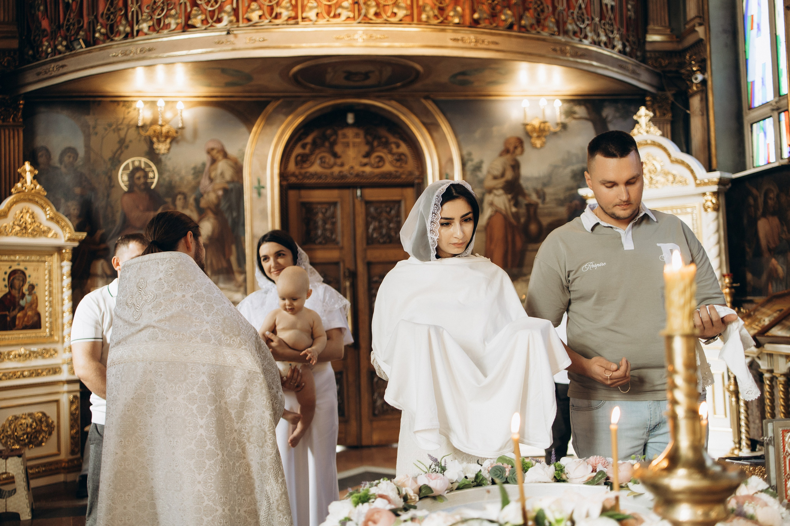 Крещение Арины. Самый теплый фотограф в Краснодаре Рябоконь Ксения