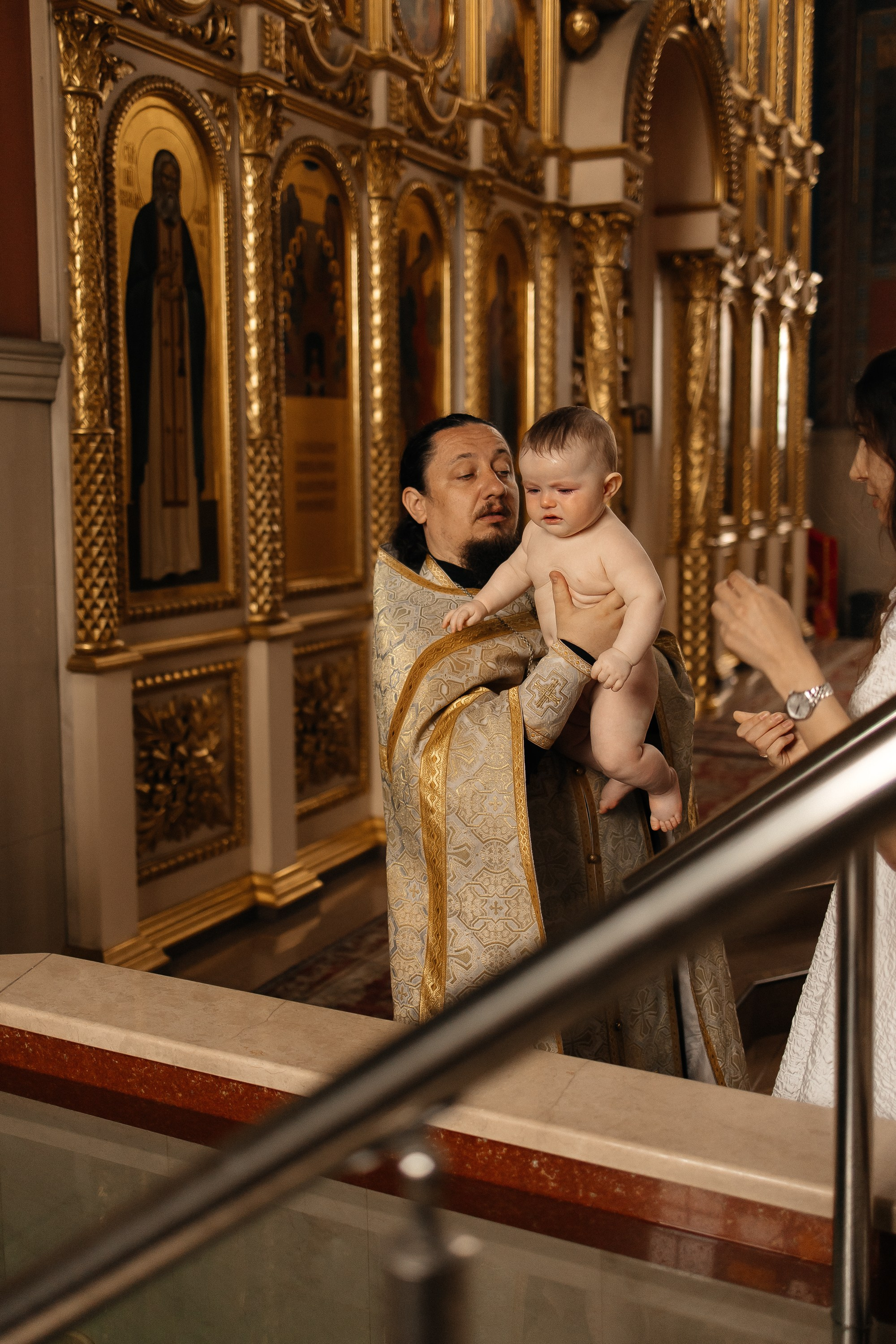Таинство Крещения Михаила. Семейный фотограф в Краснодаре Храмова Анна
