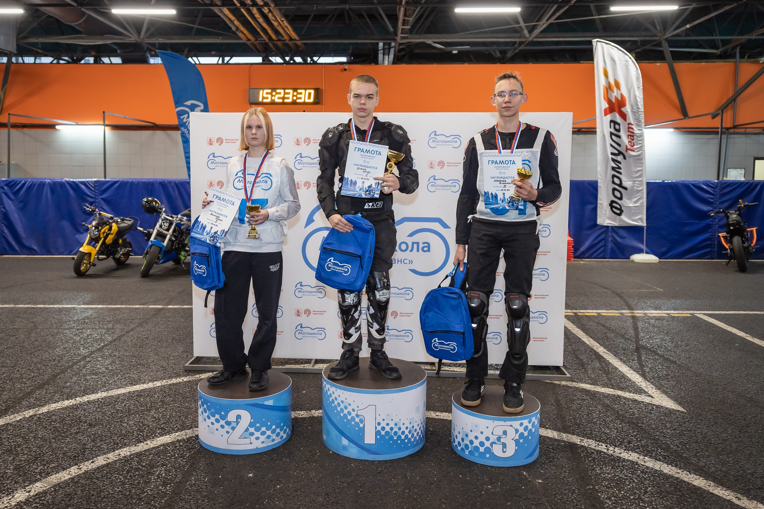 Соревнования в Мотошколе «Мосгортранс». Фотограф Владимир Охрименко