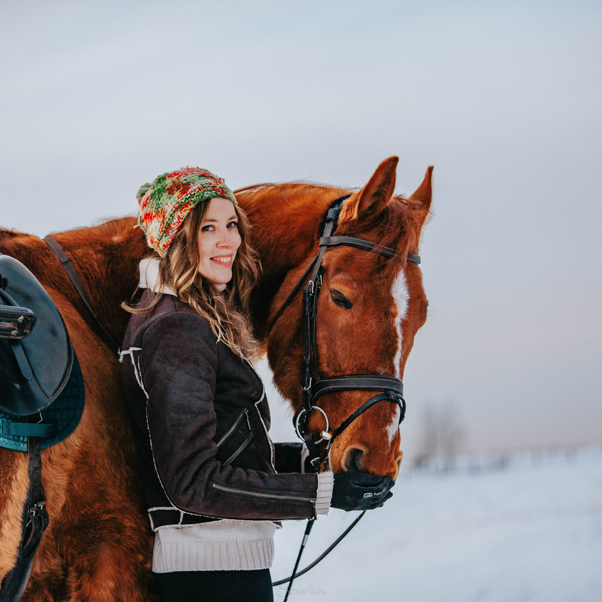 Ирина и Гепард. Фотограф Елизавета Филатова
