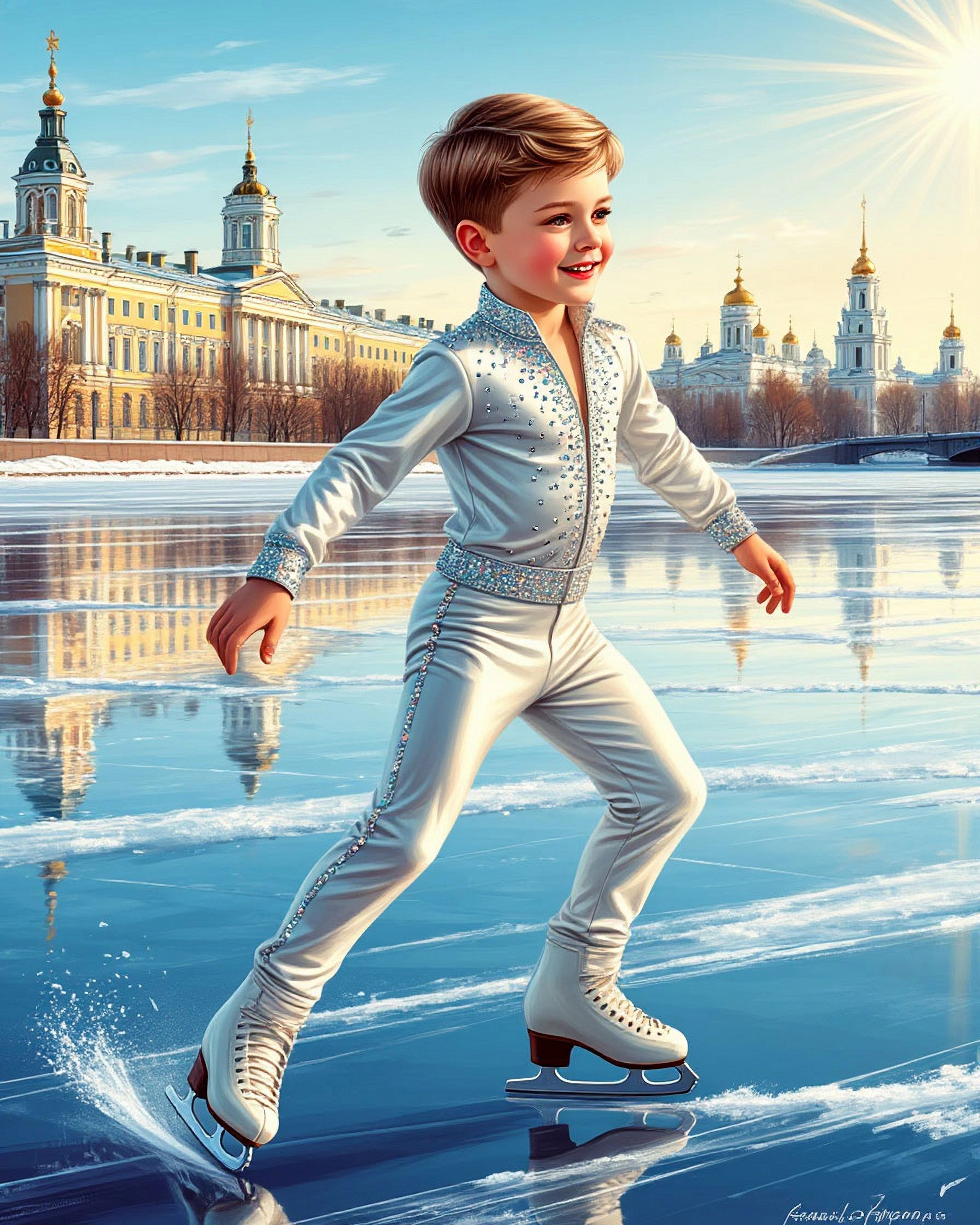 ФК мальчики с ФОНОМ. Фигурное катание для взрослых и детей на Васильевском 🌟