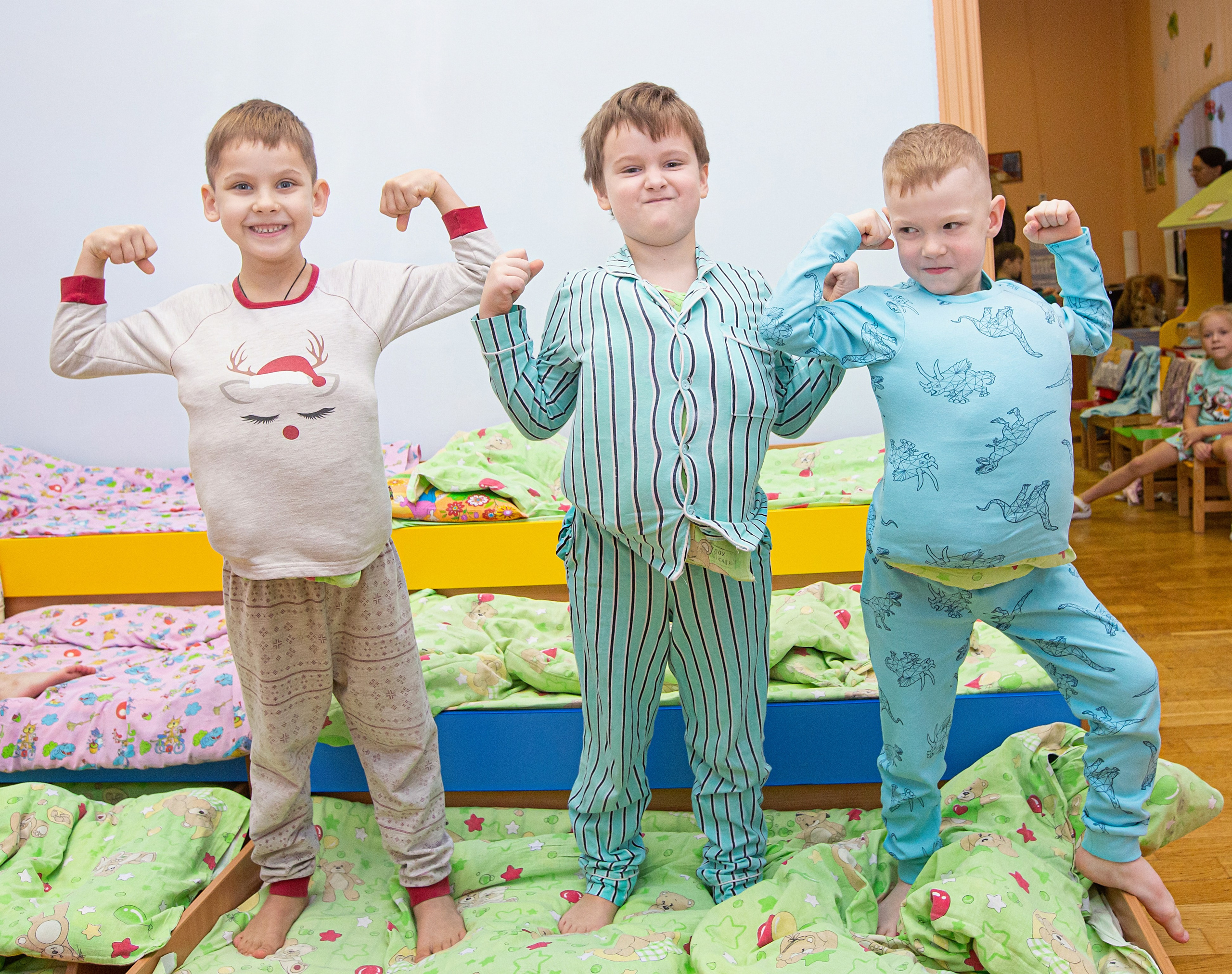 Спальня в детском саду. Свадебный, семейный, детский фотограф в Санкт-Петербурге