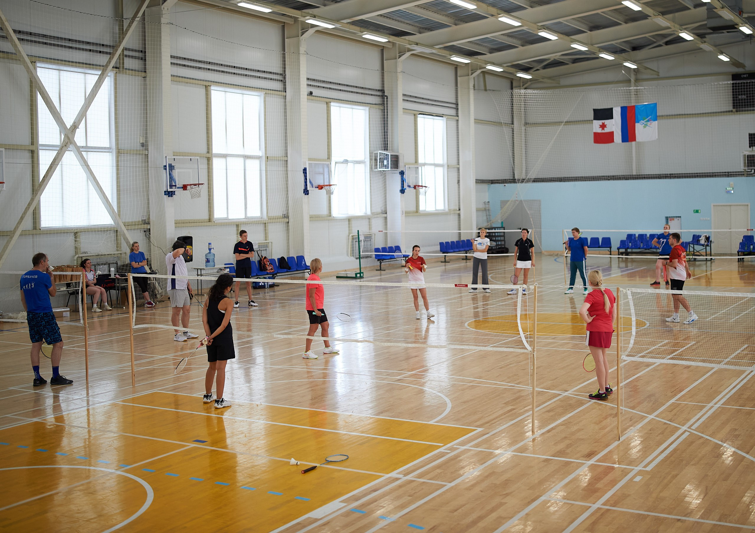 Бадминтон. Мастер-класс Любови Сухановой. Ижевск. 20.07.2024. Спортивный репортажный фотограф в Ижевске Сергей Мерзляков