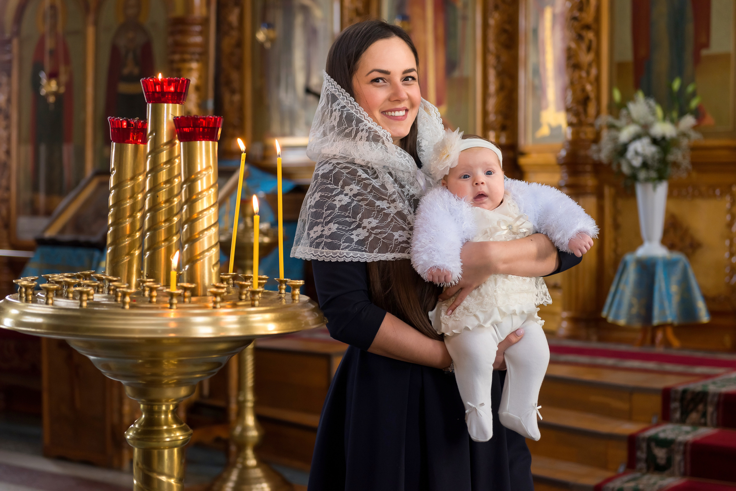 Таинство крещения. Фотограф Елена Ситникова