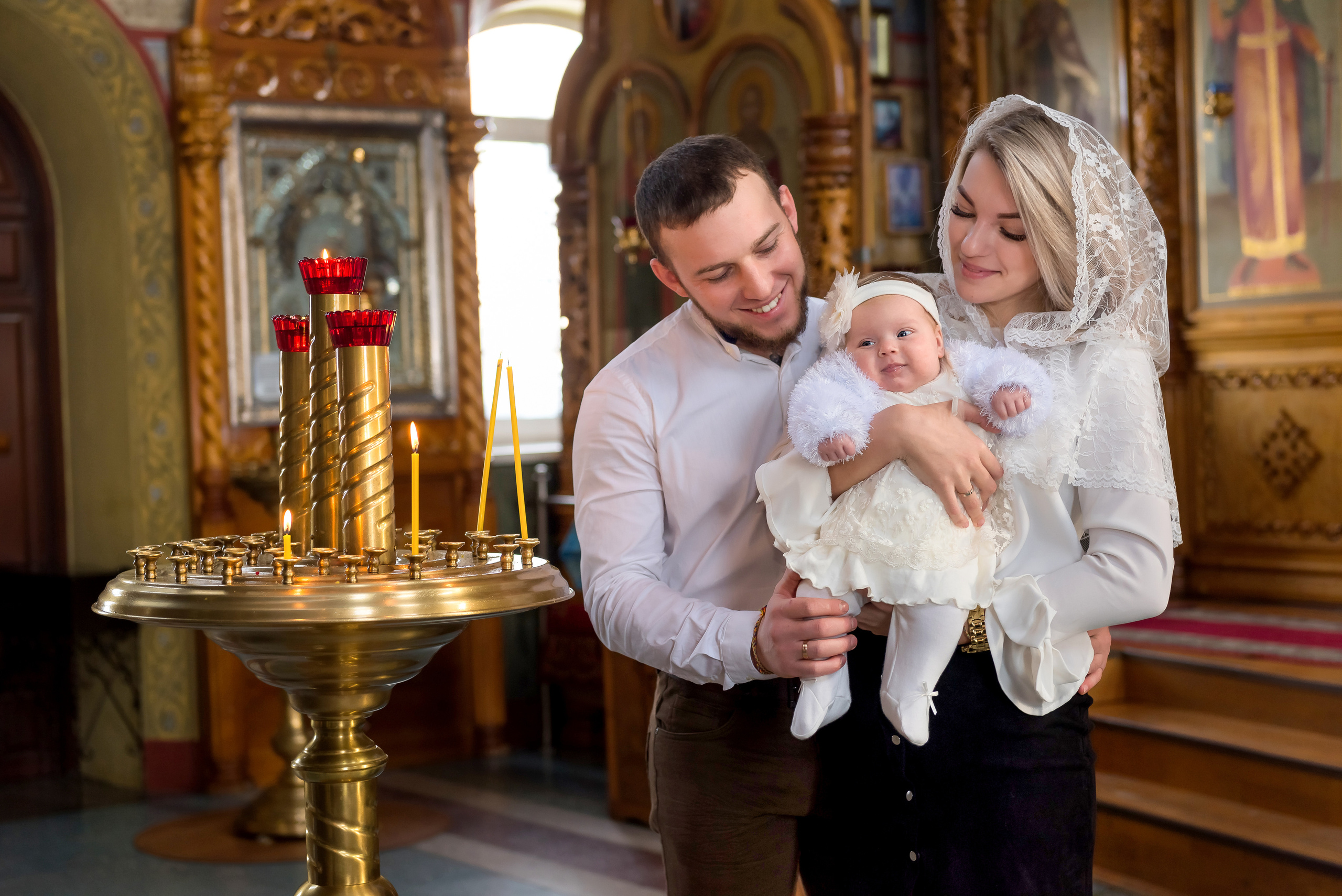 Таинство крещения. Фотограф Елена Ситникова
