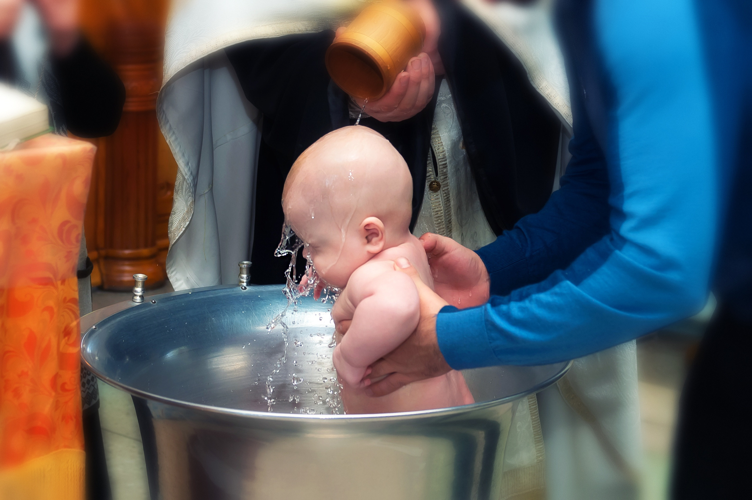 Таинство крещения. Фотограф Елена Ситникова