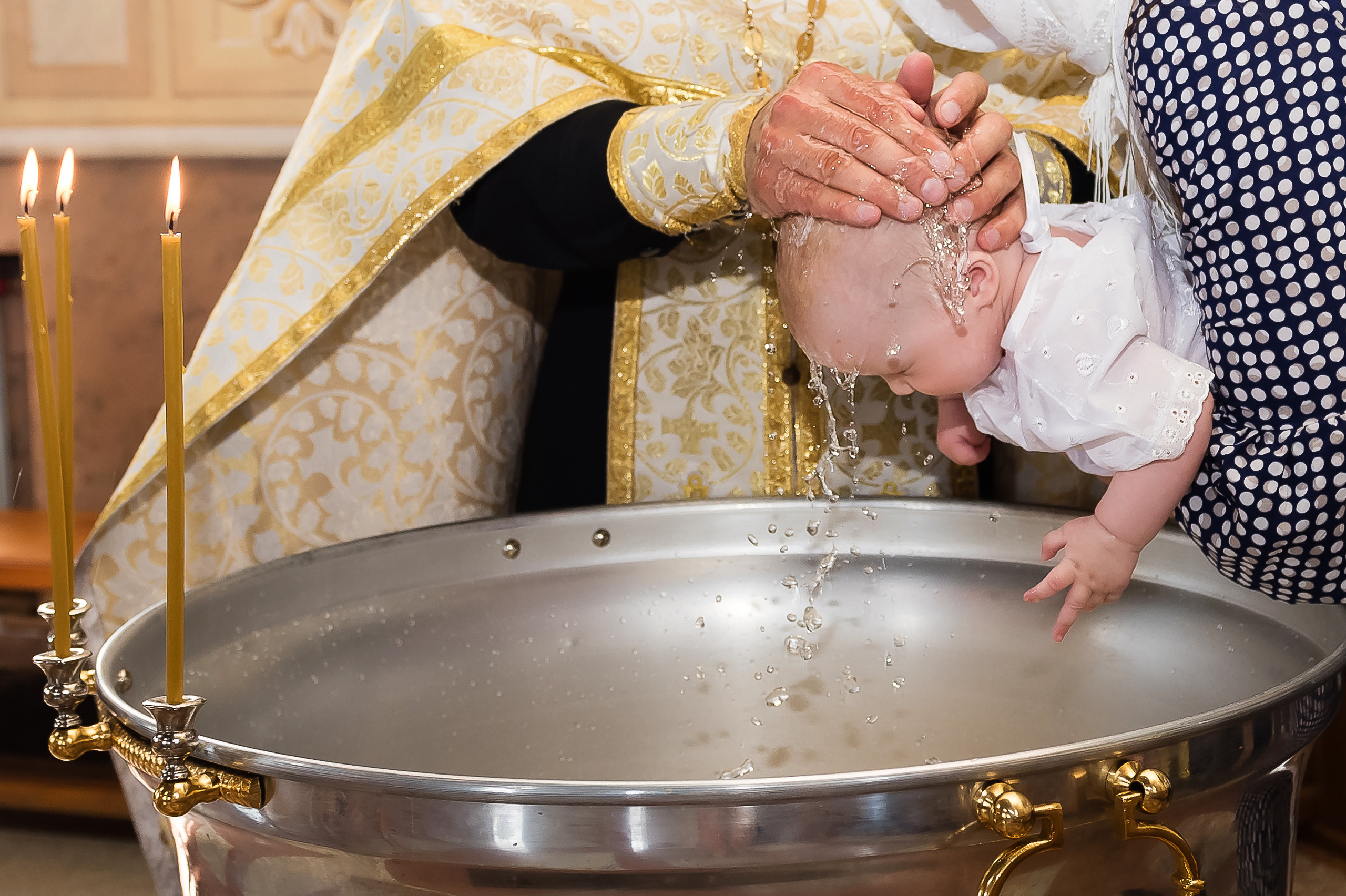 Таинство крещения. Фотограф Елена Ситникова