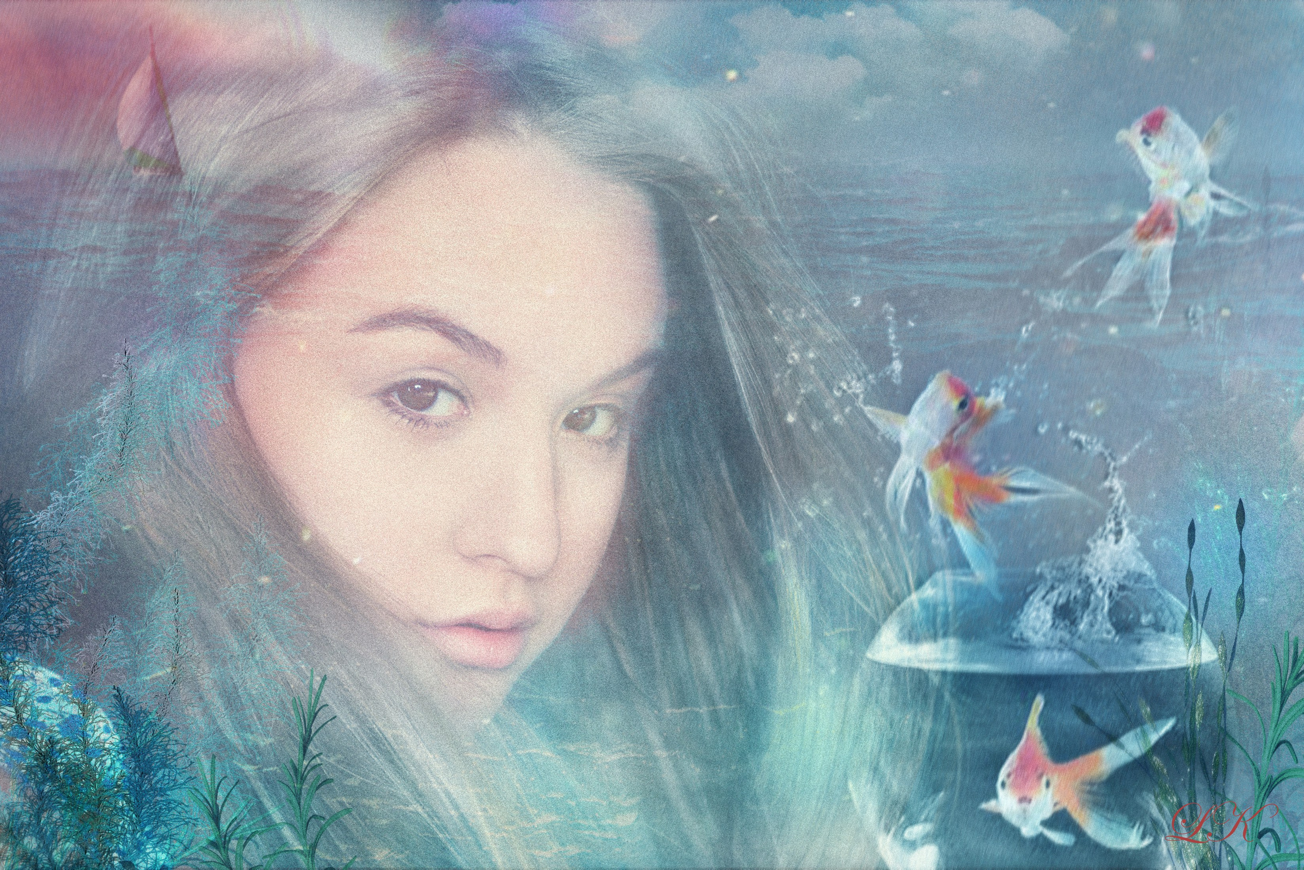 Абстракция женских портретов