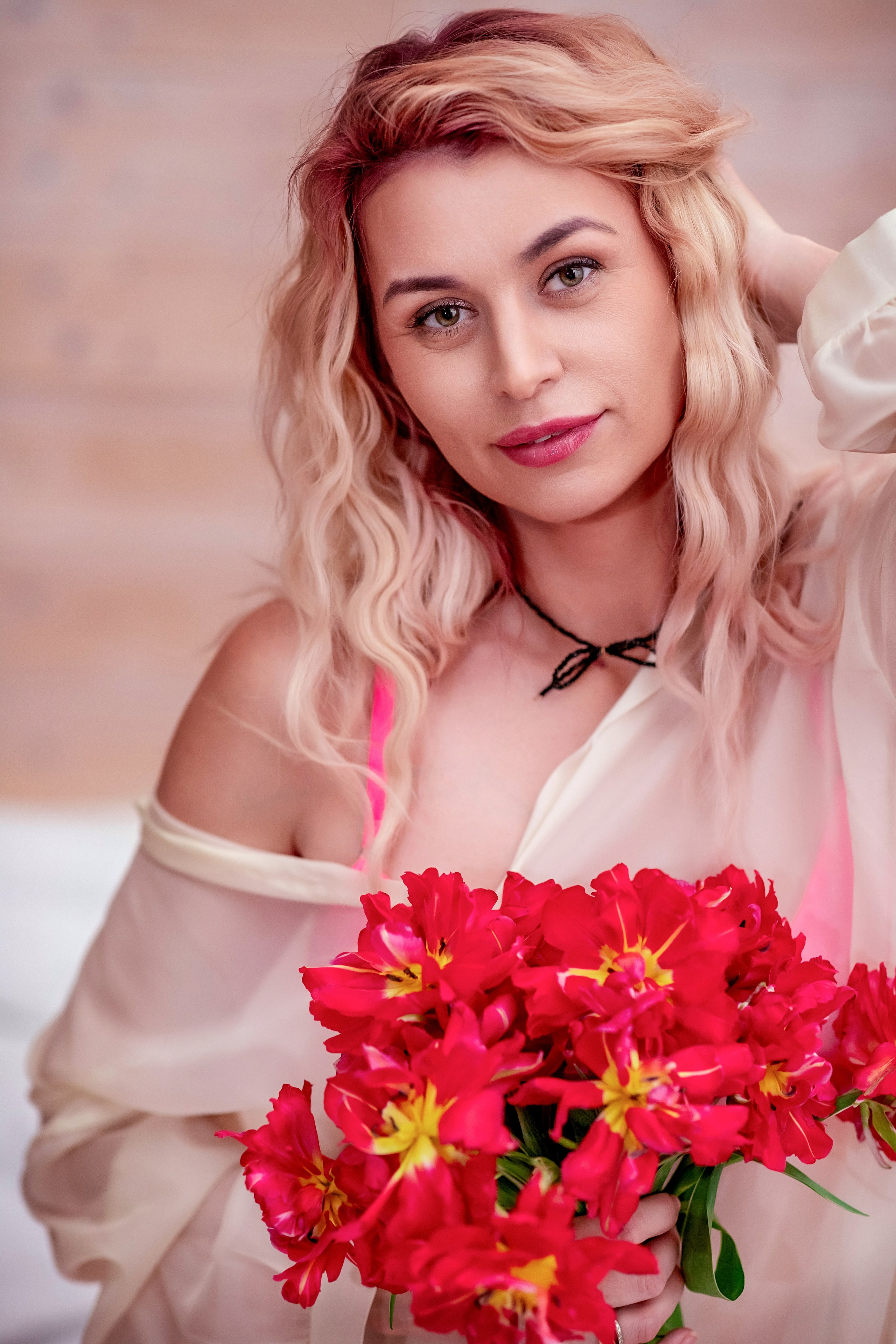 Фотопроект женский «Весна, цветы и Ты». Фотограф Алина Лебедь