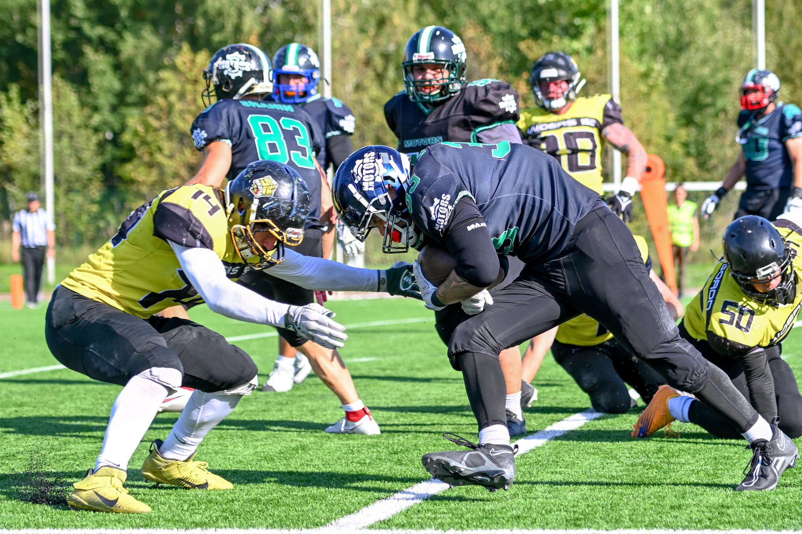 Американский футбол. Спортивный и репортажный фотограф в Казани Вячеслав Сатонин