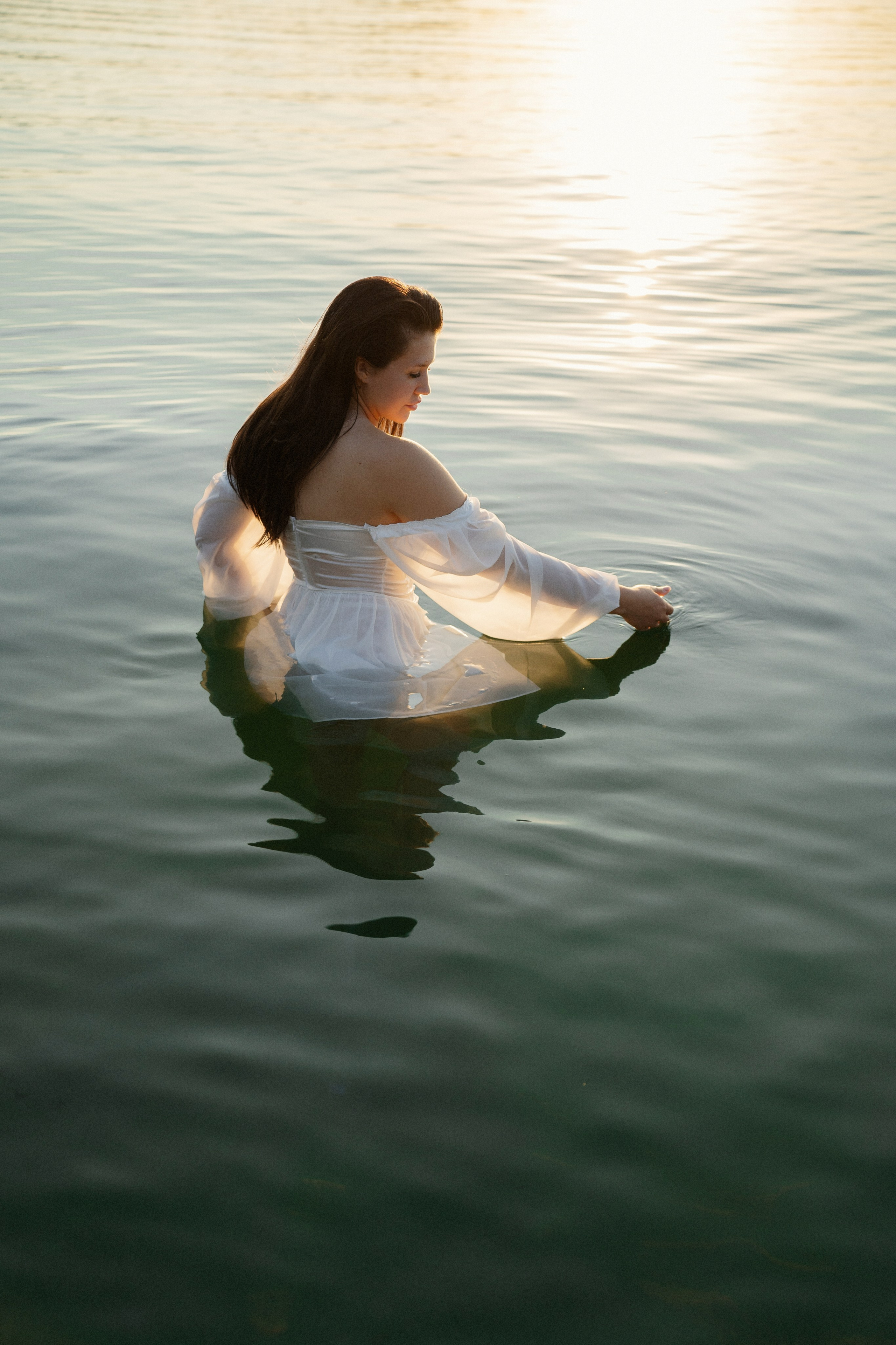 Ирина. Съемка на закате у озера. Яна Орехова. Фотограф в Томске