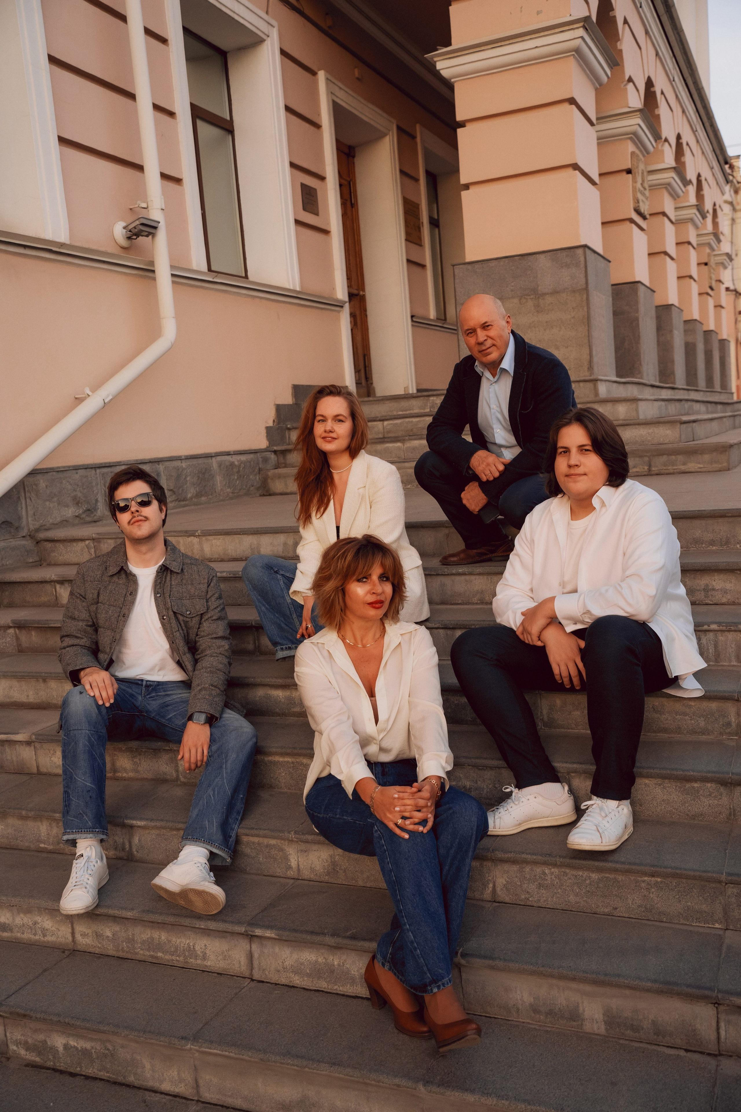 Семейная прогулка. Фотосессия на закате. Яна Орехова. Фотограф в Томске