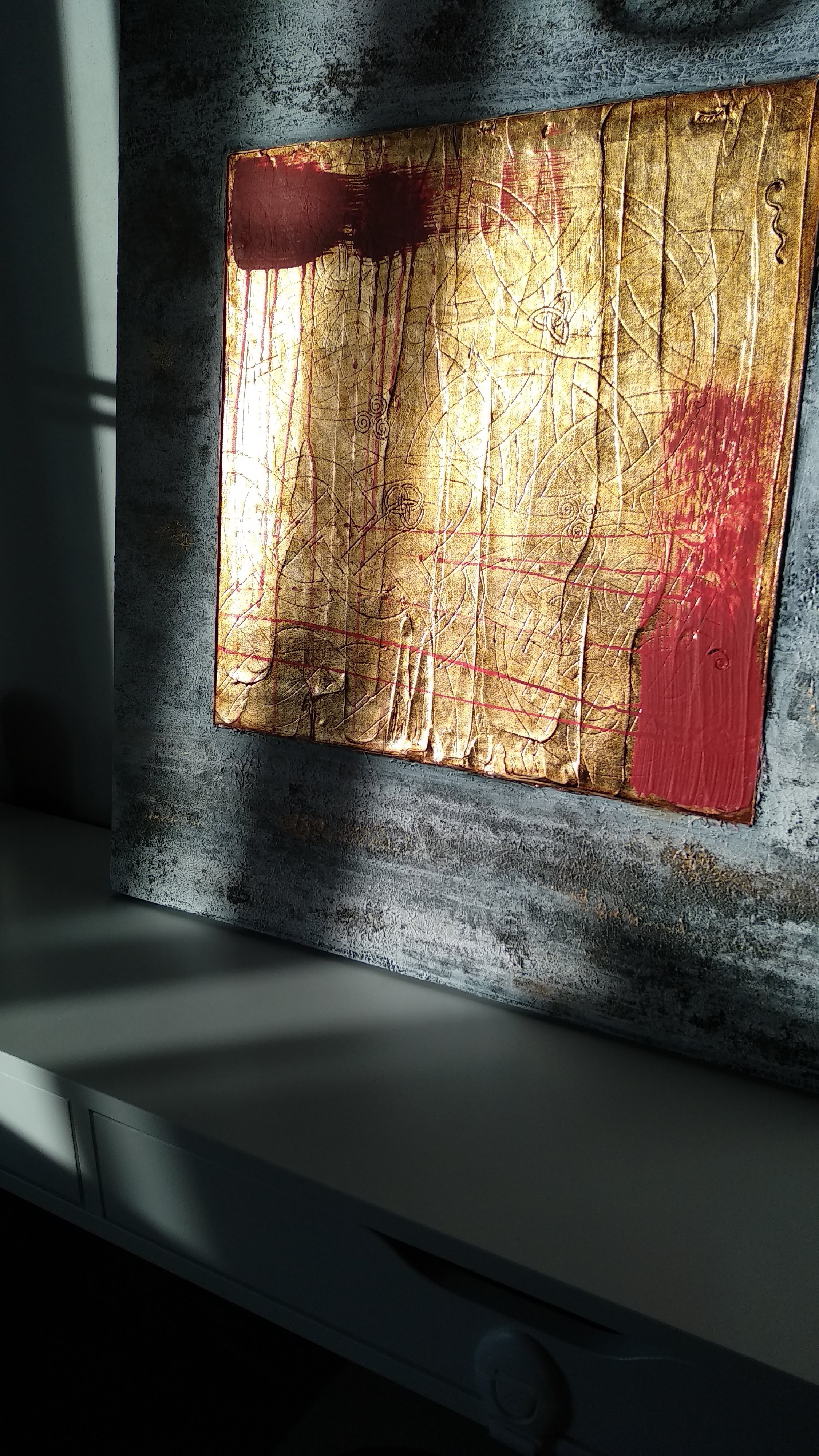 Абстракция. Художник Анастасия Кисткина, Петербург